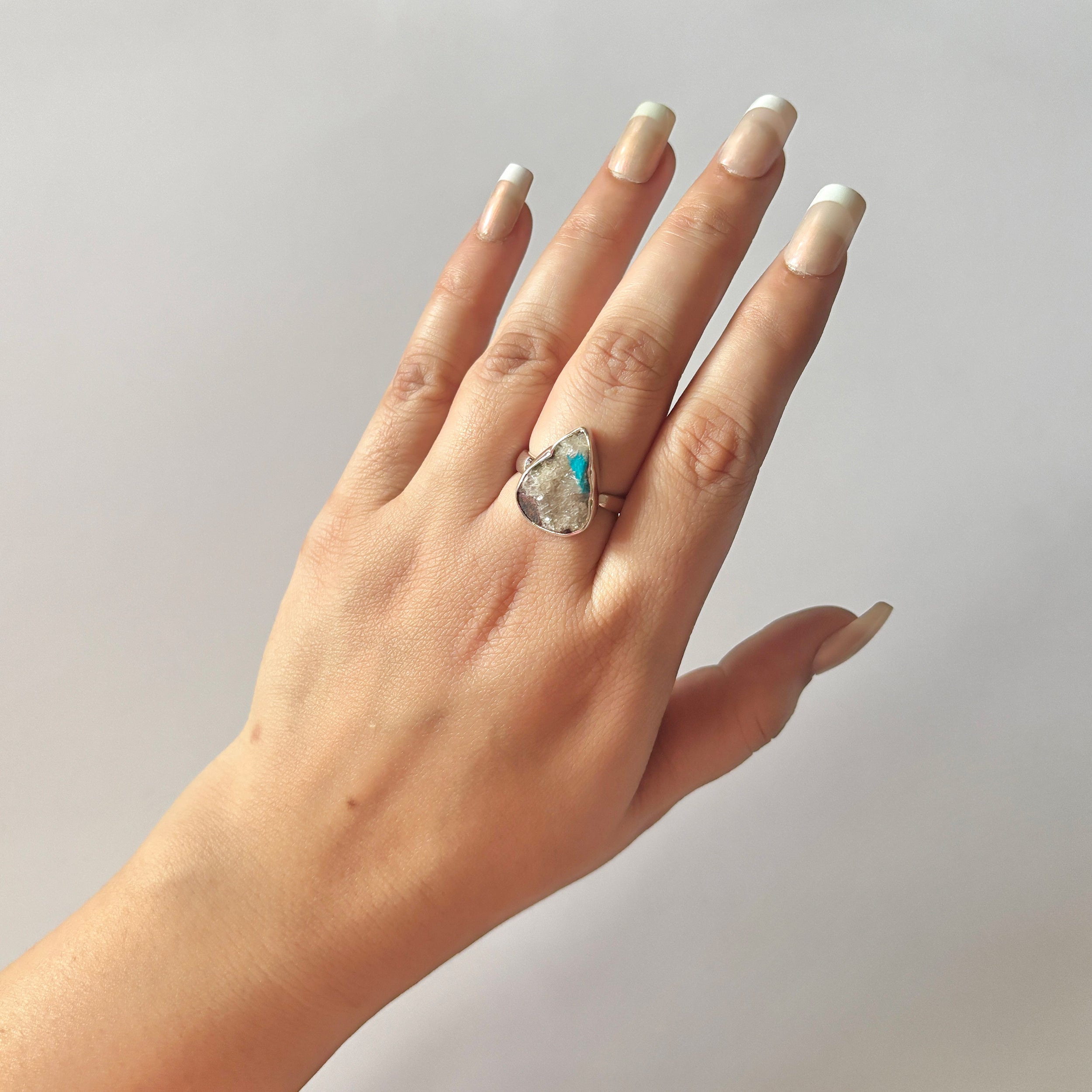 Cavansite Ring-(CVS-2-15)