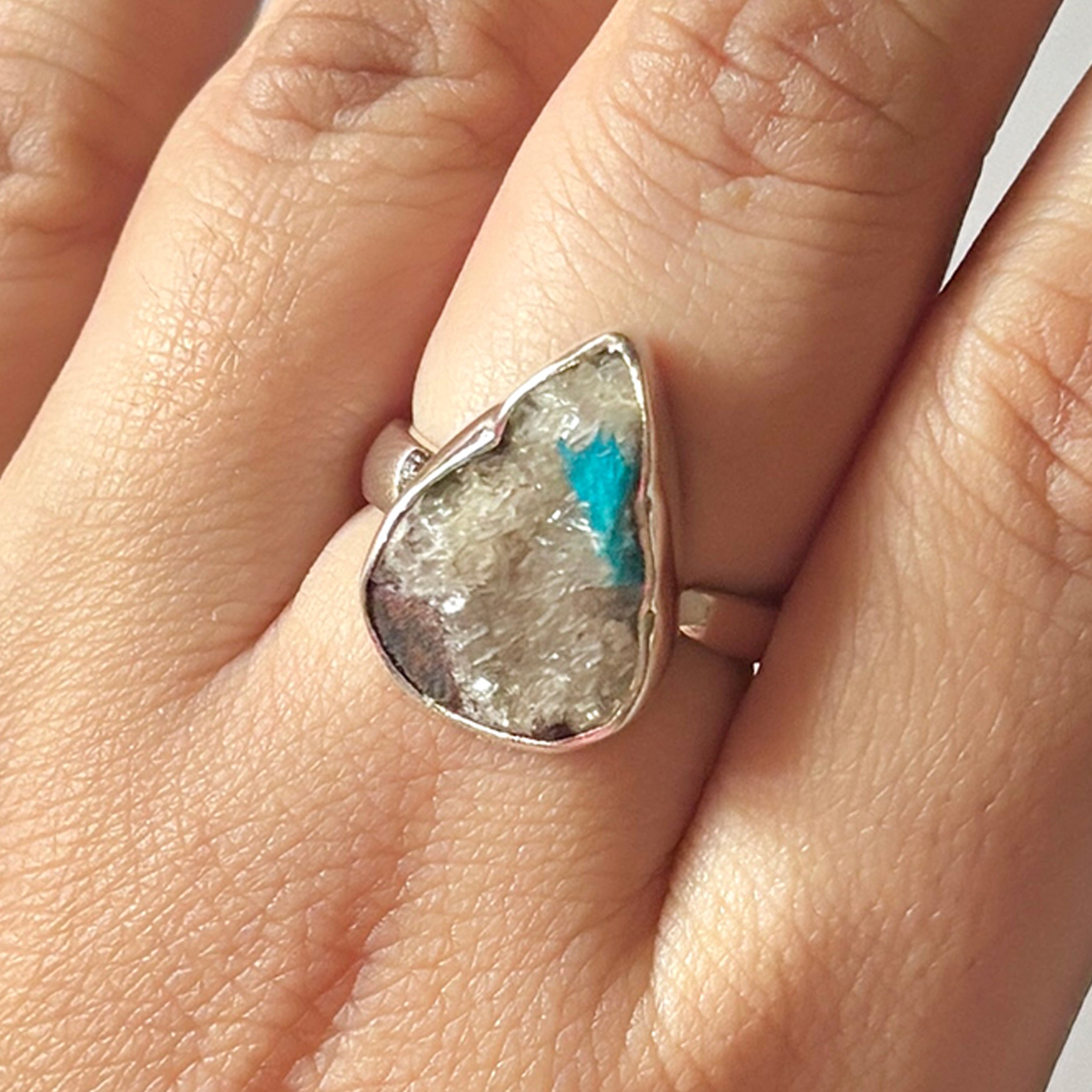 Cavansite Ring-(CVS-2-15)