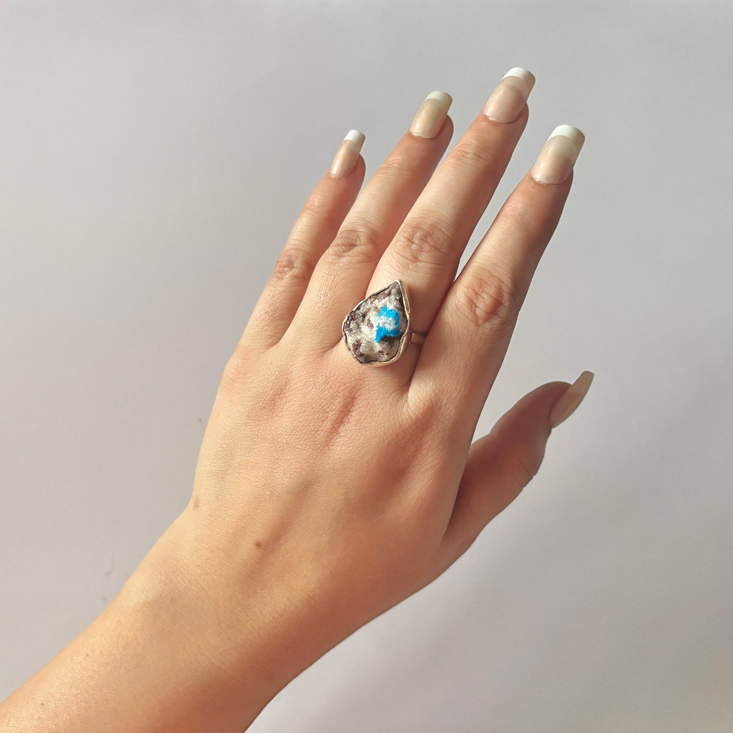 Cavansite Ring-(CVS-2-7)