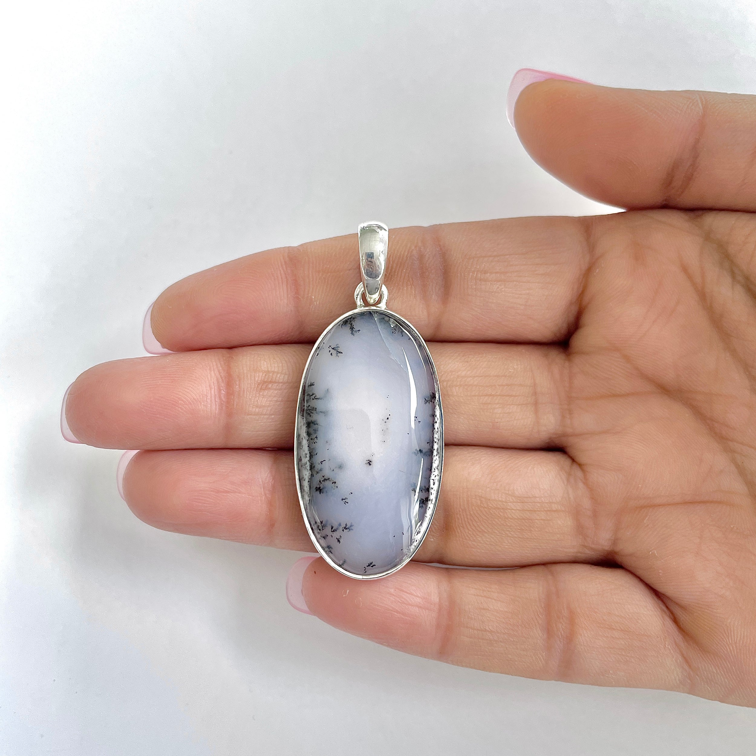 Dendritic Agate Pendant-(DDA-1-10)