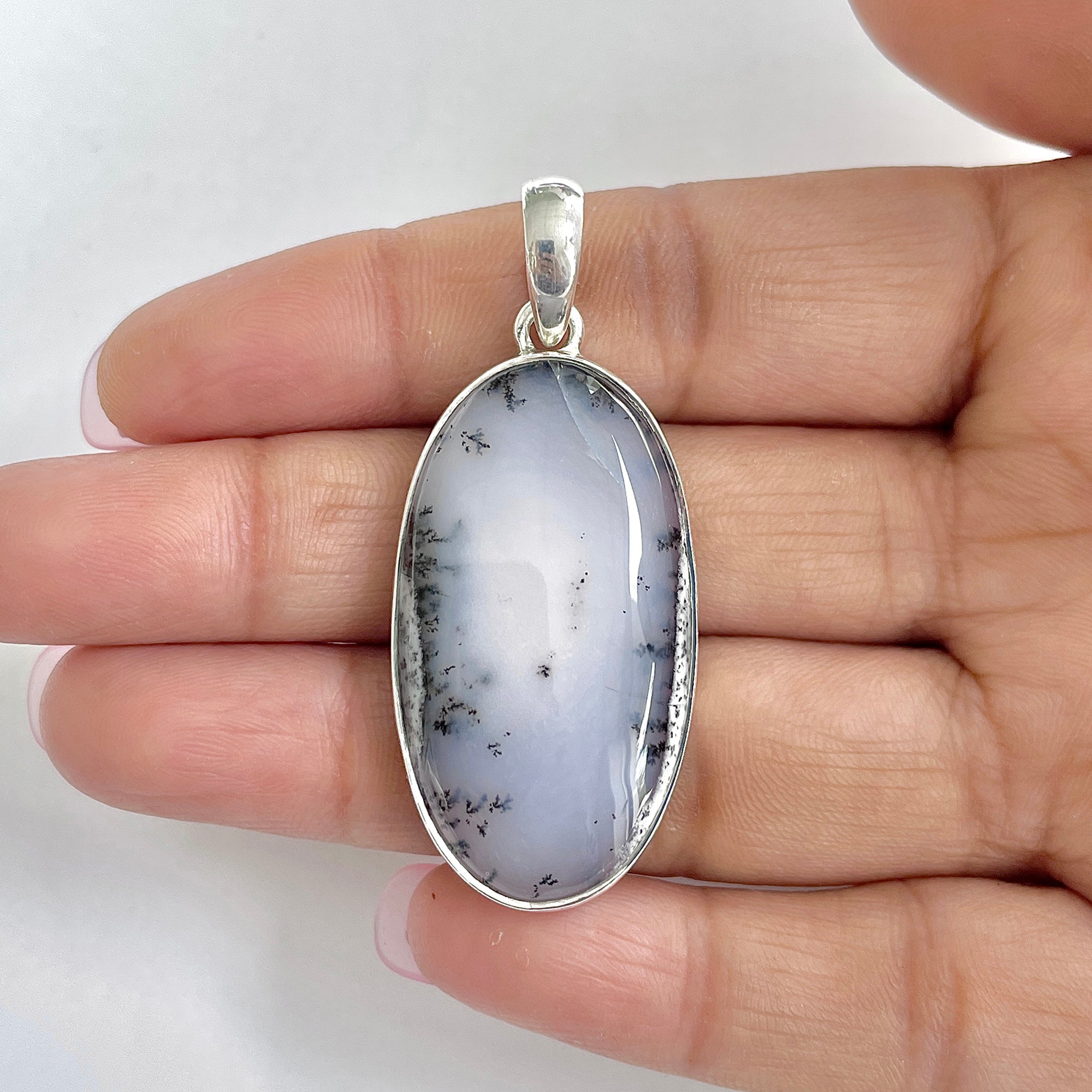 Dendritic Agate Pendant-(DDA-1-10)