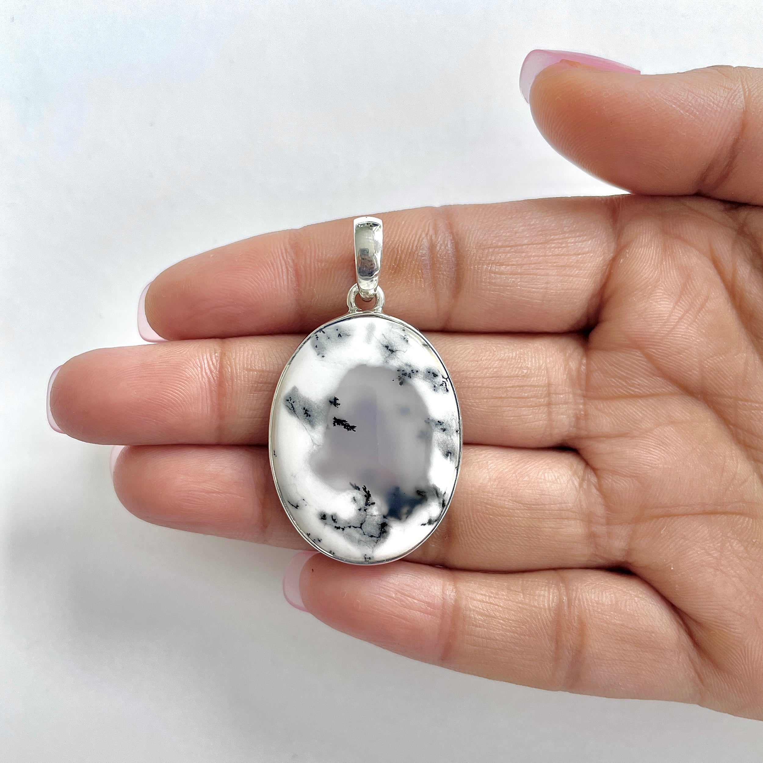 Dendritic Agate Pendant-(DDA-1-14)