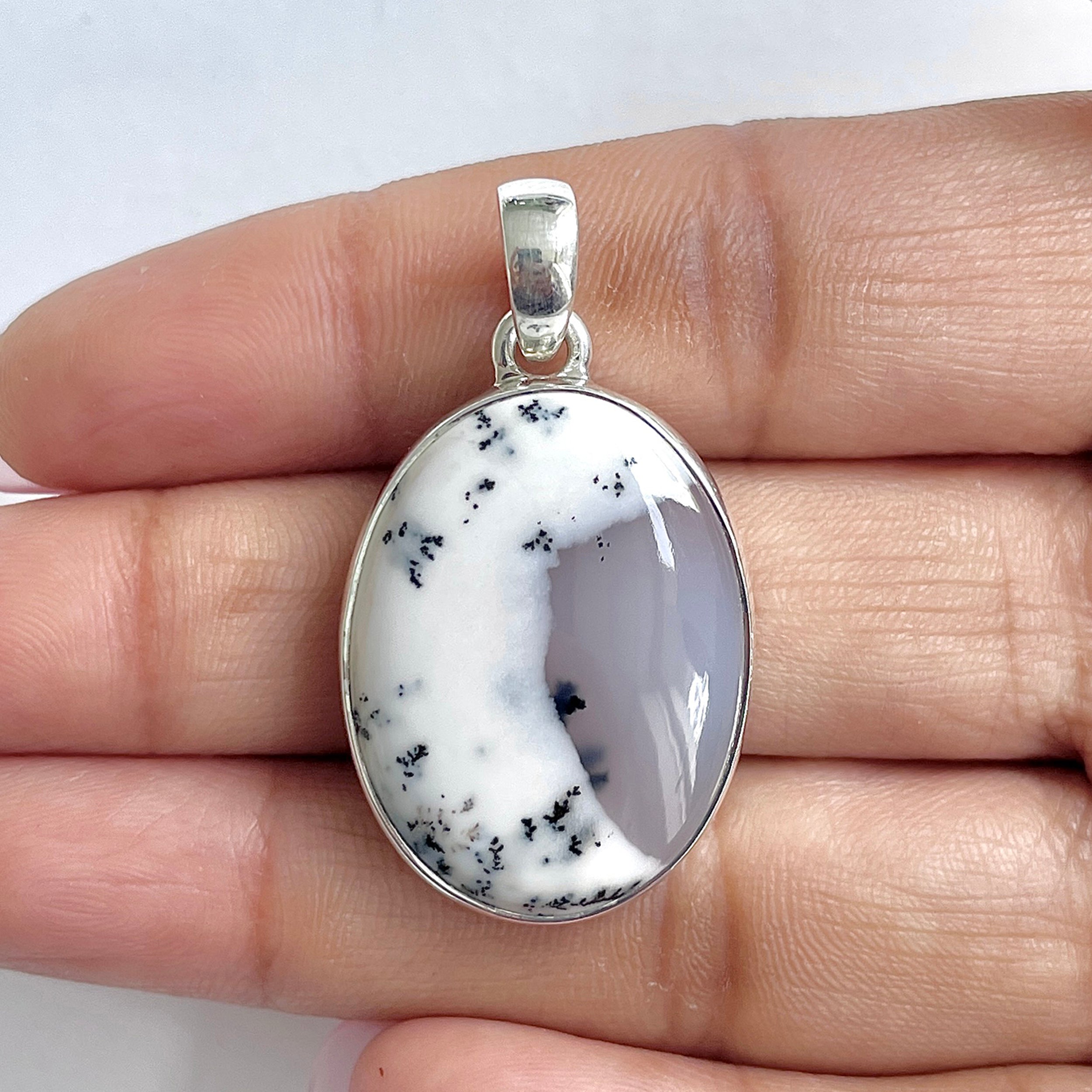 Dendritic Agate Pendant-(DDA-1-2)