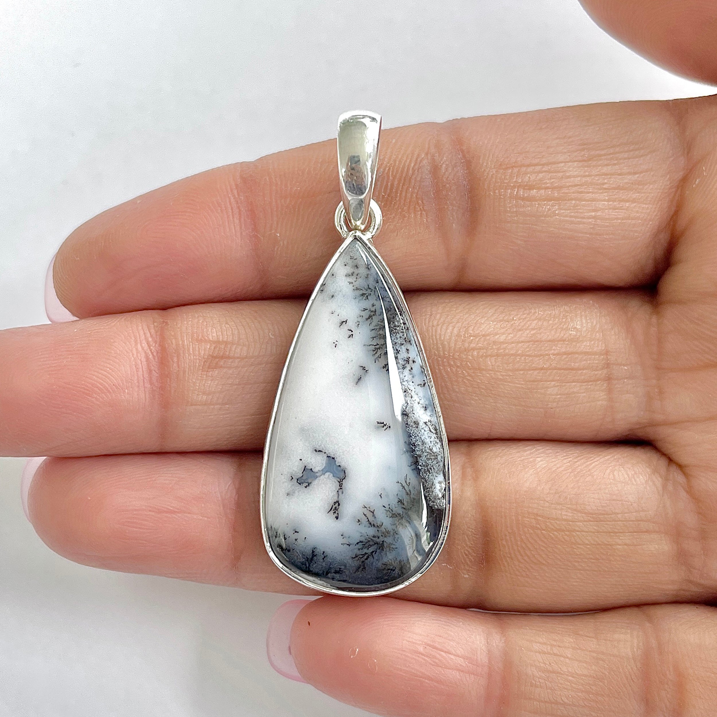Dendritic Agate Pendant-(DDA-1-22)