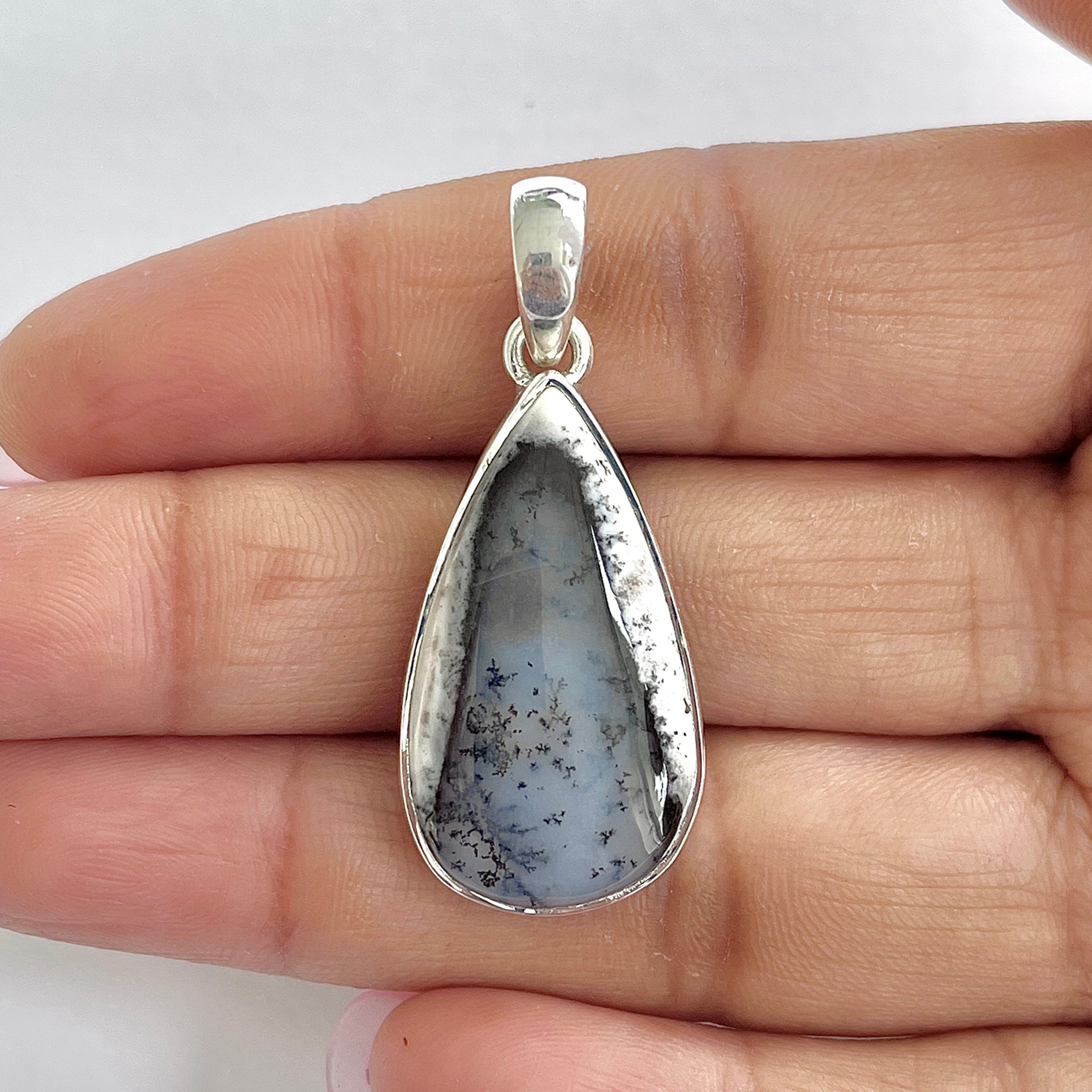 Dendritic Agate Pendant-(DDA-1-34)