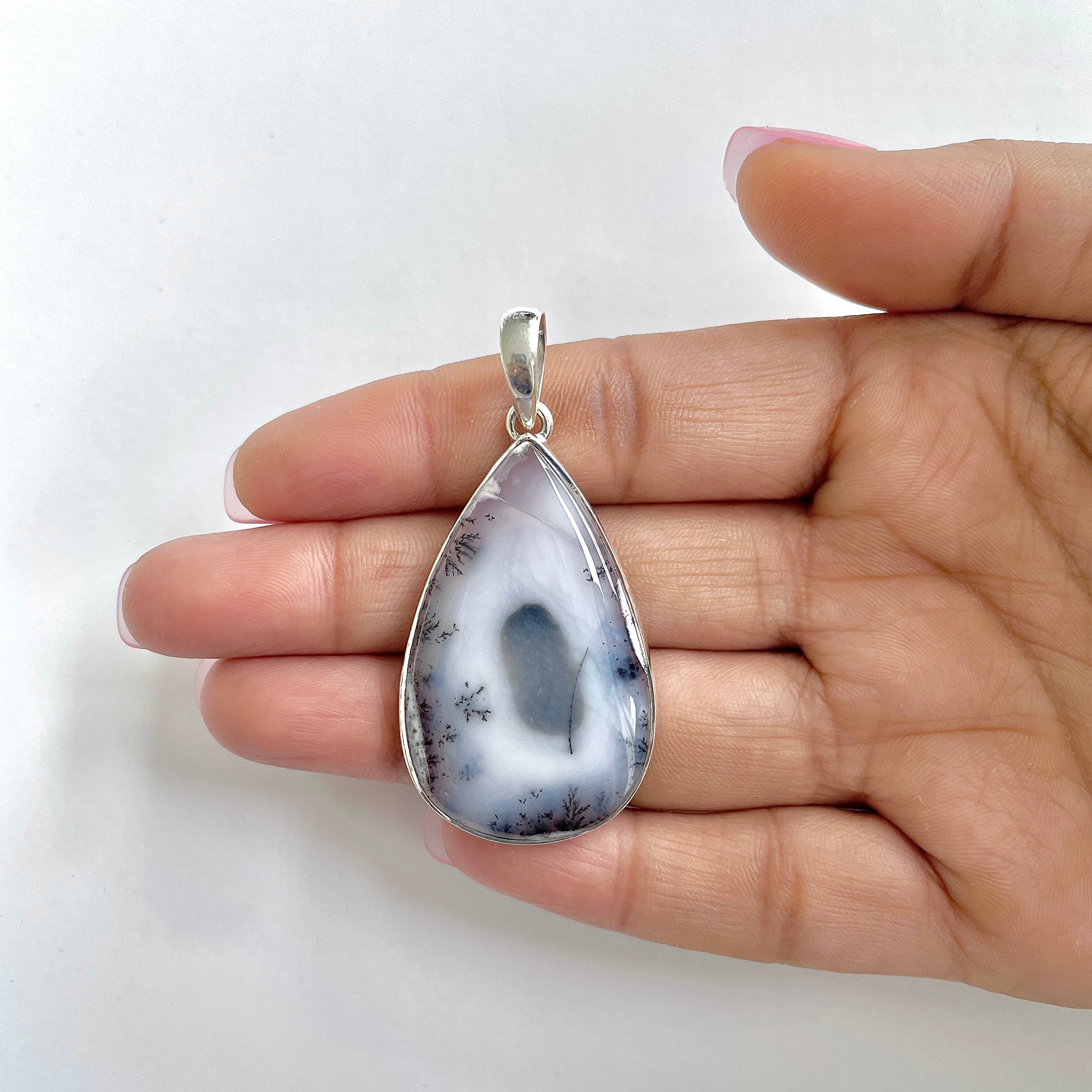 Dendritic Agate Pendant-(DDA-1-4)