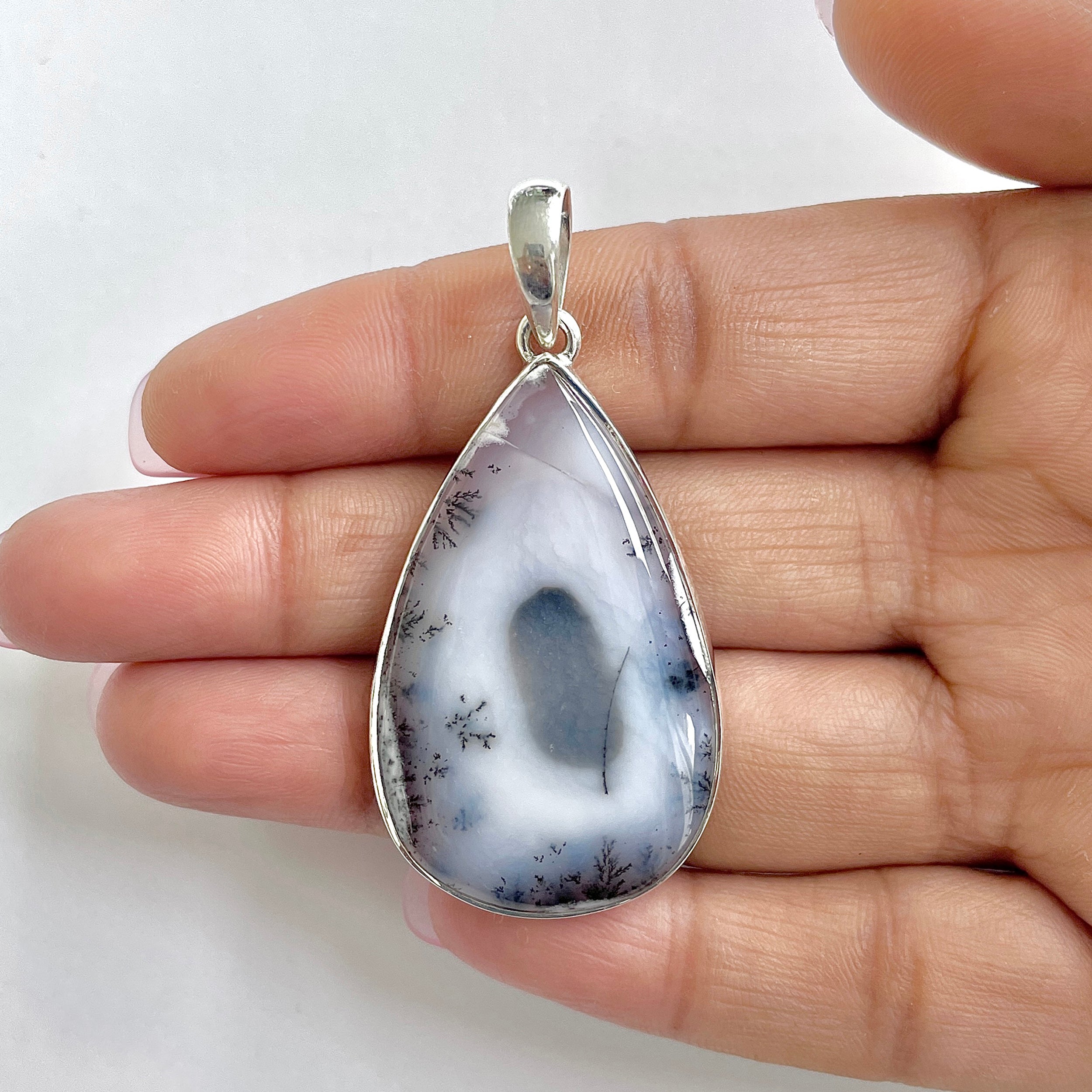 Dendritic Agate Pendant-(DDA-1-4)