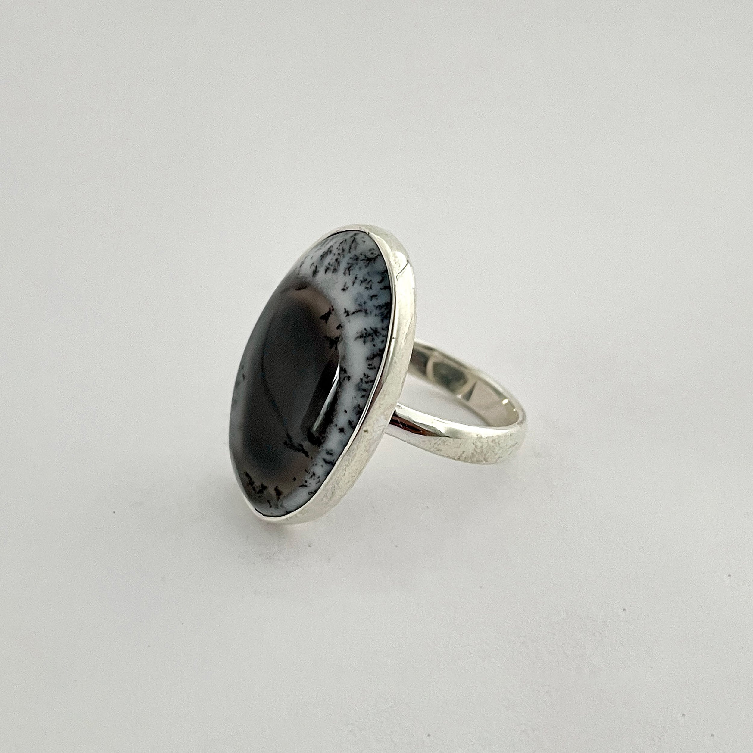 Dendritic Agate Ring-(DDA-2-12)