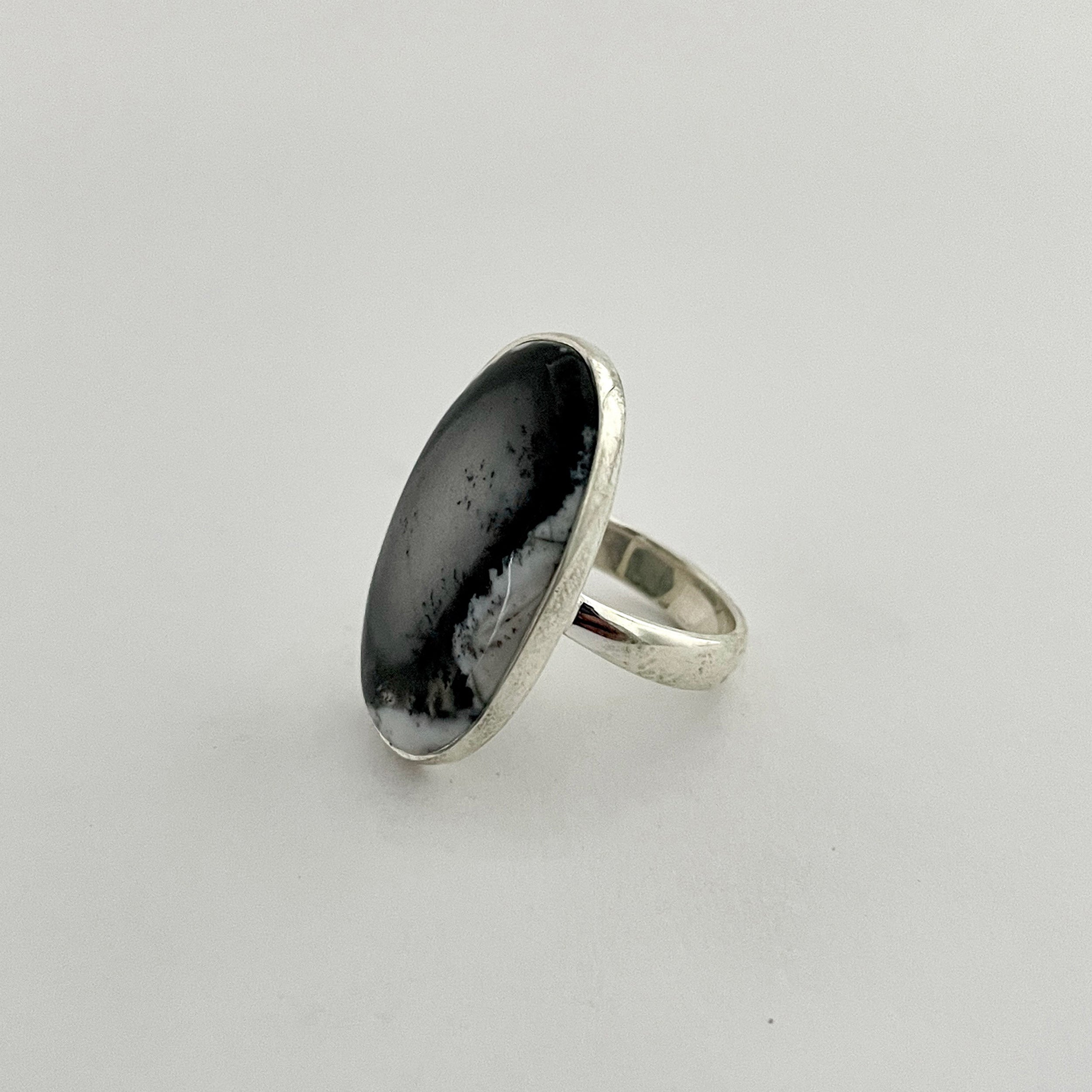 Dendritic Agate Ring-(DDA-2-18)