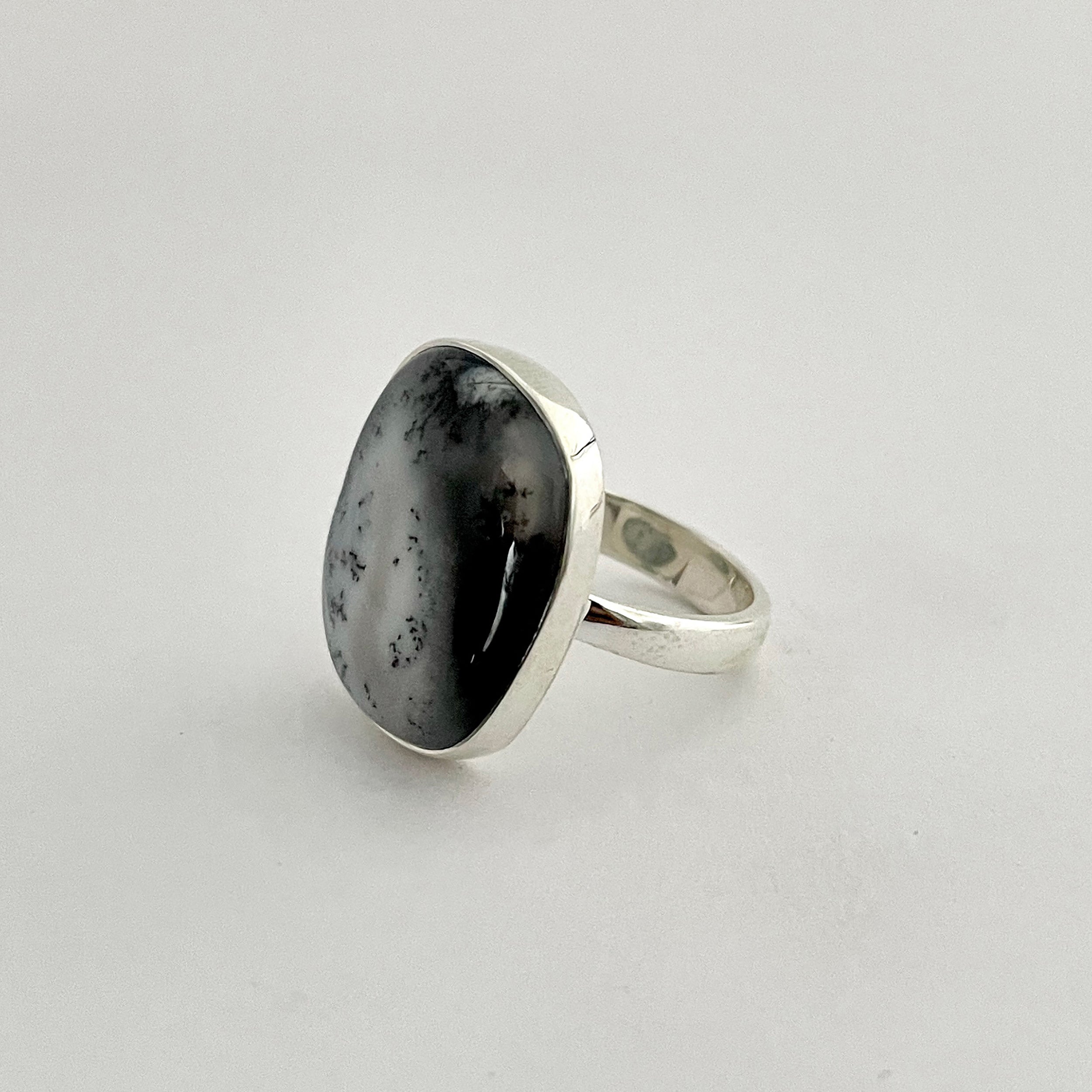 Dendritic Agate Ring-(DDA-2-2)