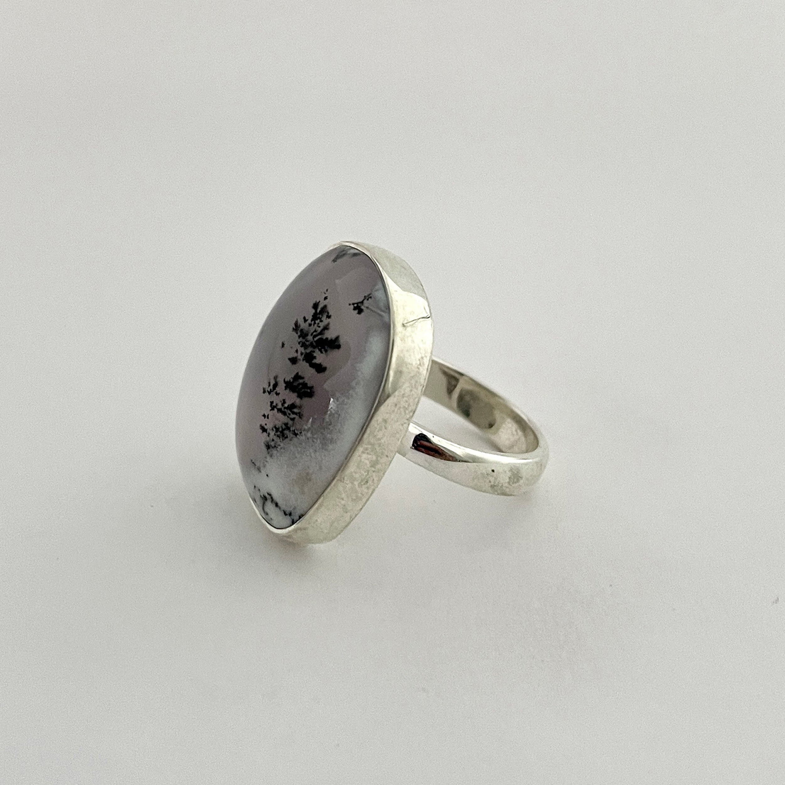Dendritic Agate Ring-(DDA-2-3)