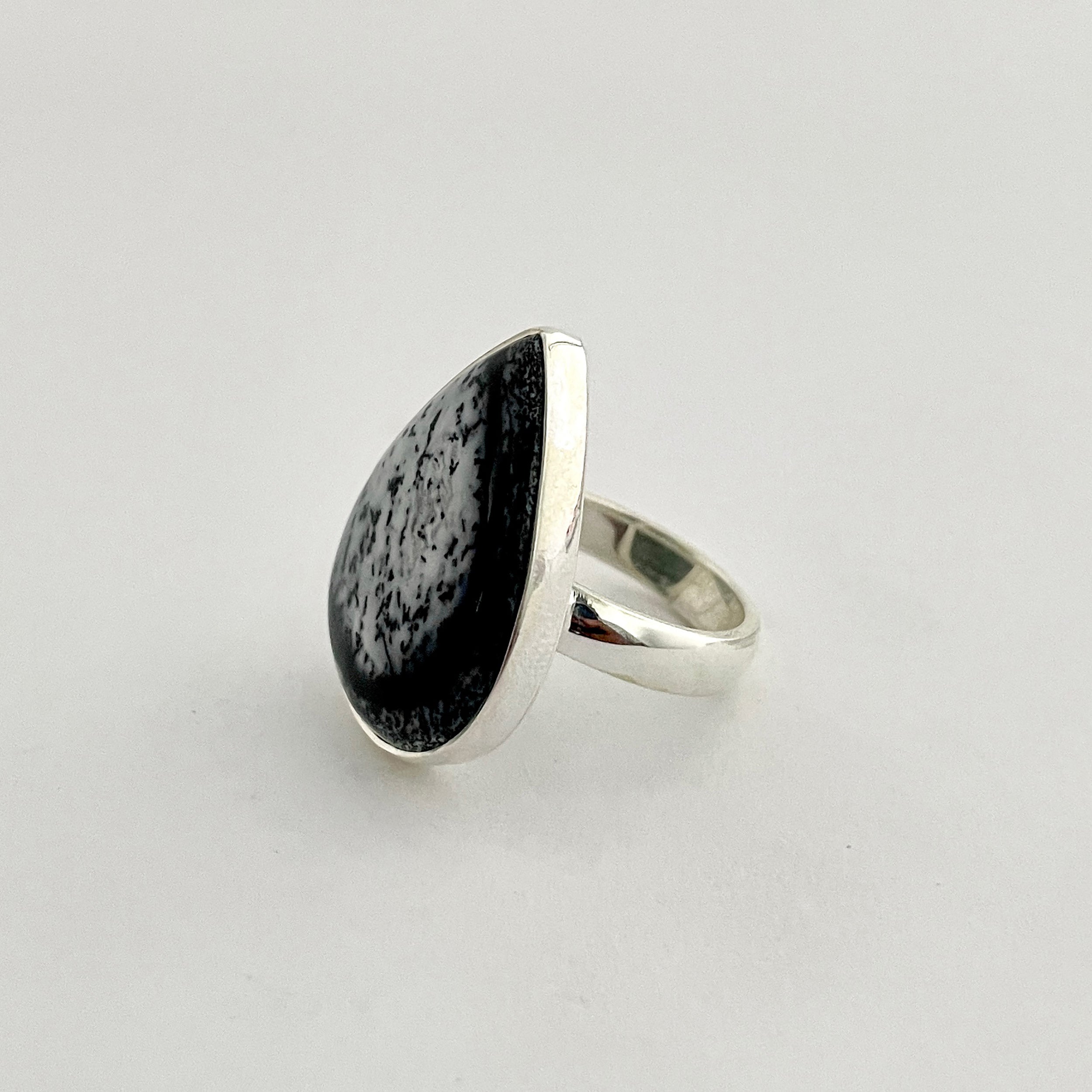 Dendritic Agate Ring-(DDA-2-4)