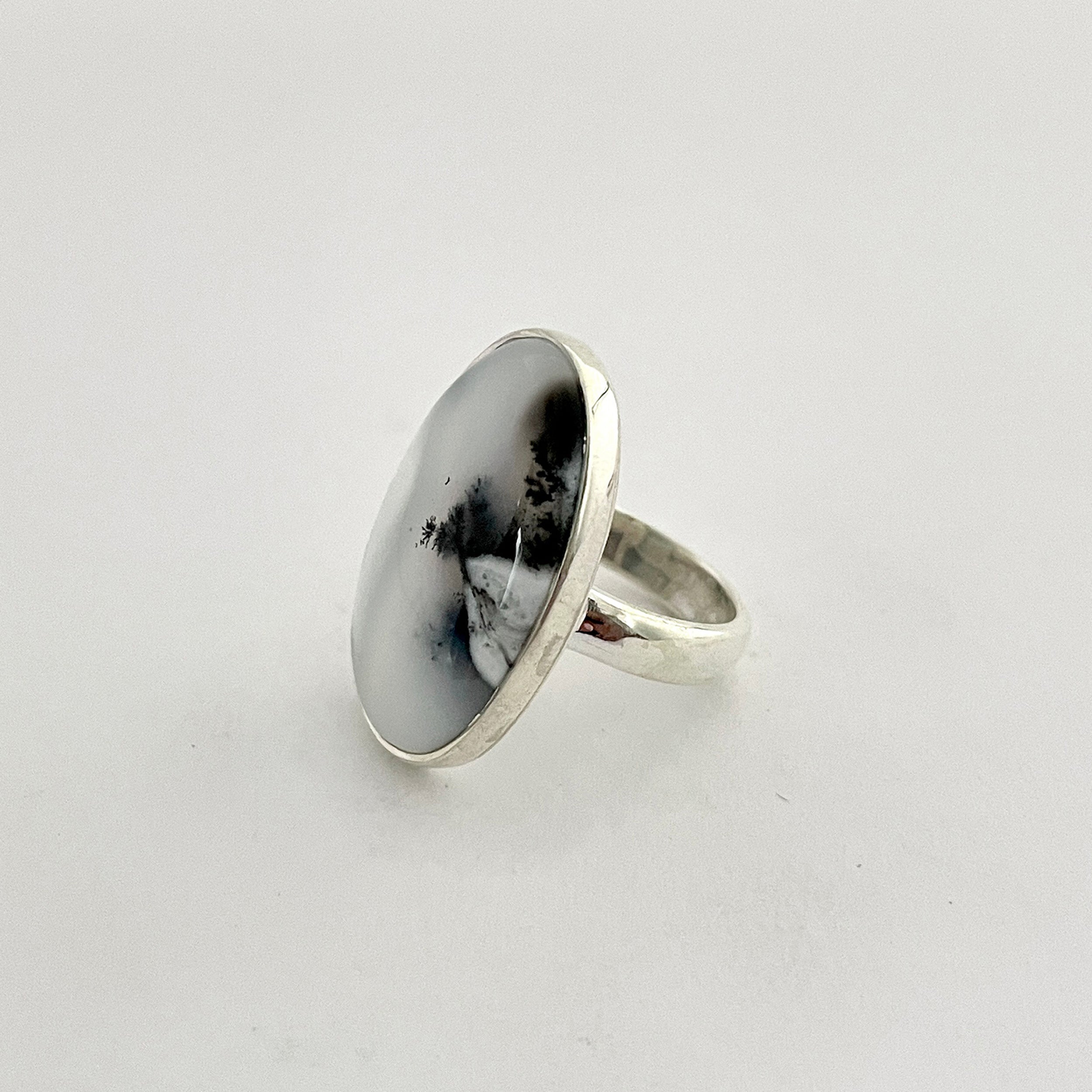 Dendritic Agate Ring-(DDA-2-7)