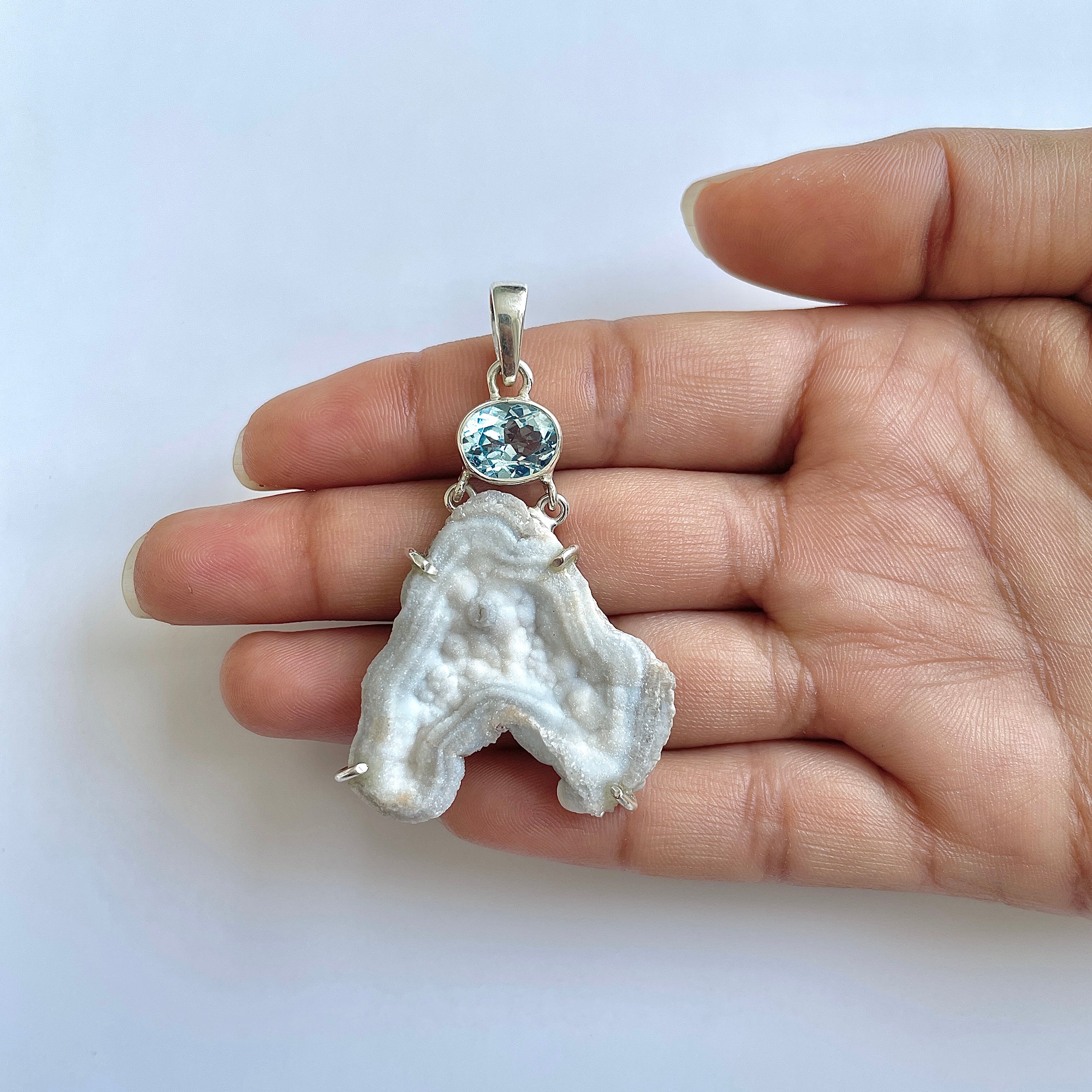 Desert Druzy Pendant-(DDZ-1-11)