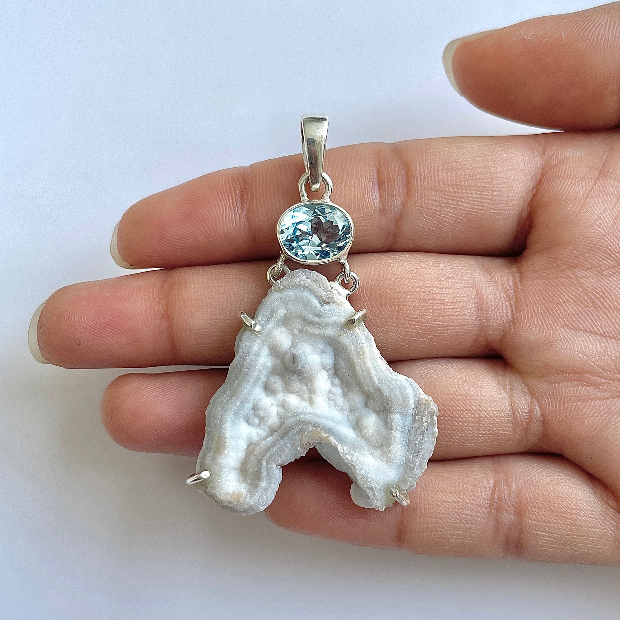 Desert Druzy Pendant-(DDZ-1-11)