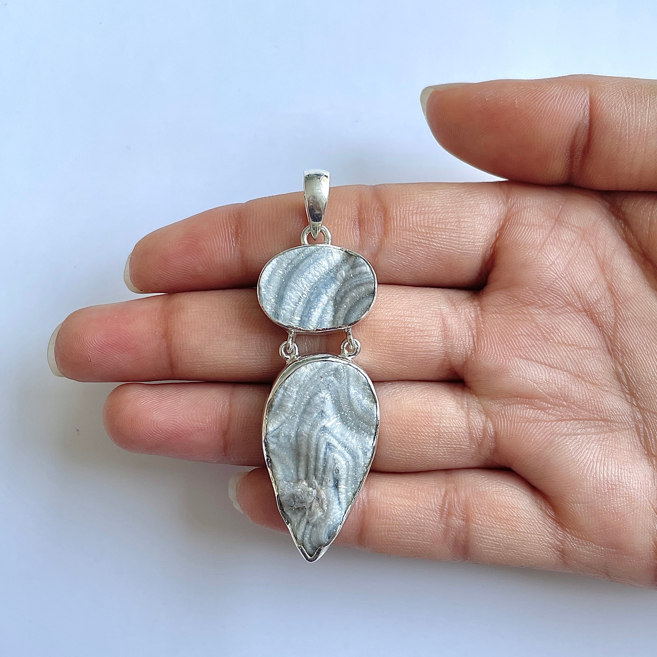 Desert Druzy Pendant-(DDZ-1-48)