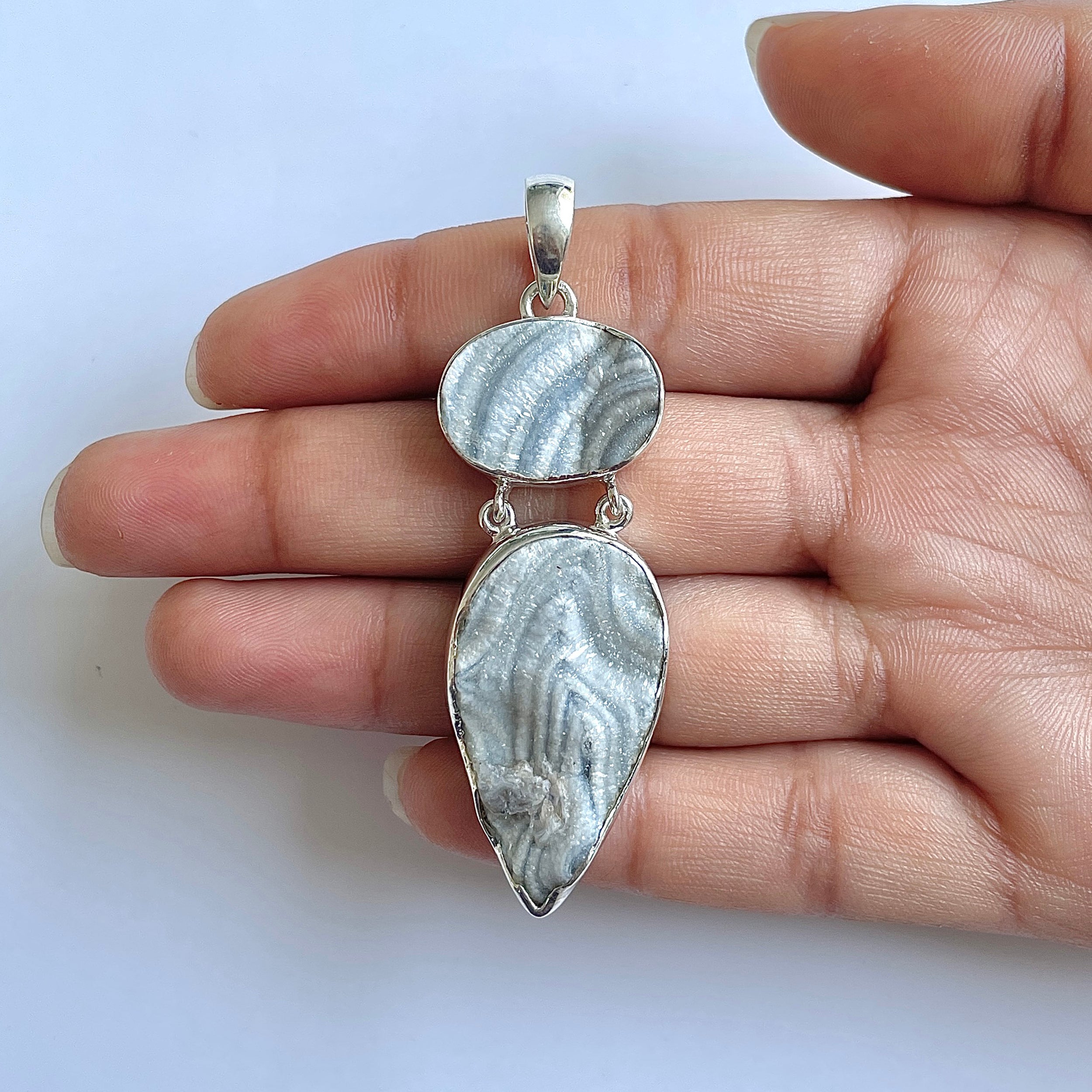 Desert Druzy Pendant-(DDZ-1-48)