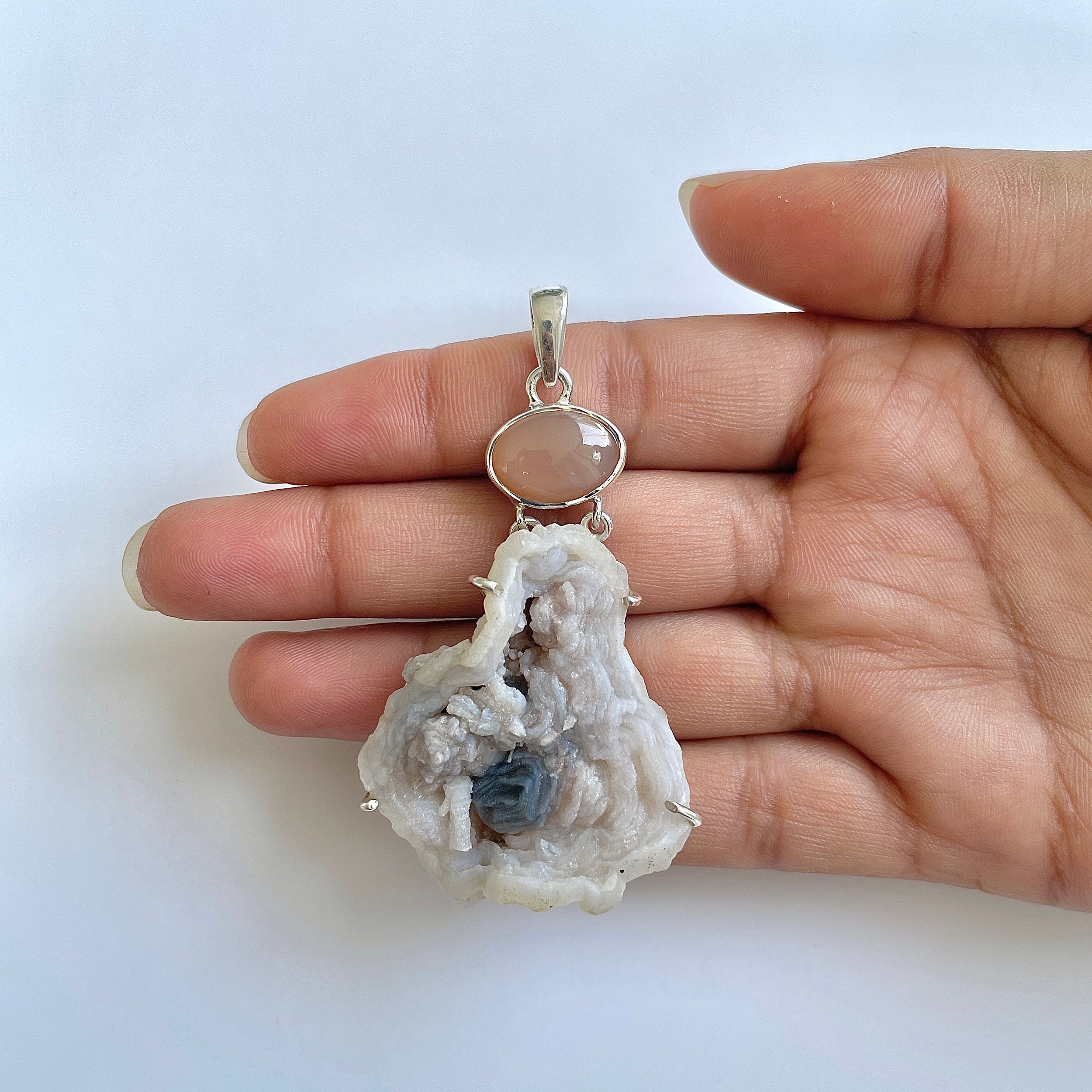 Desert Druzy Pendant-(DDZ-1-6)