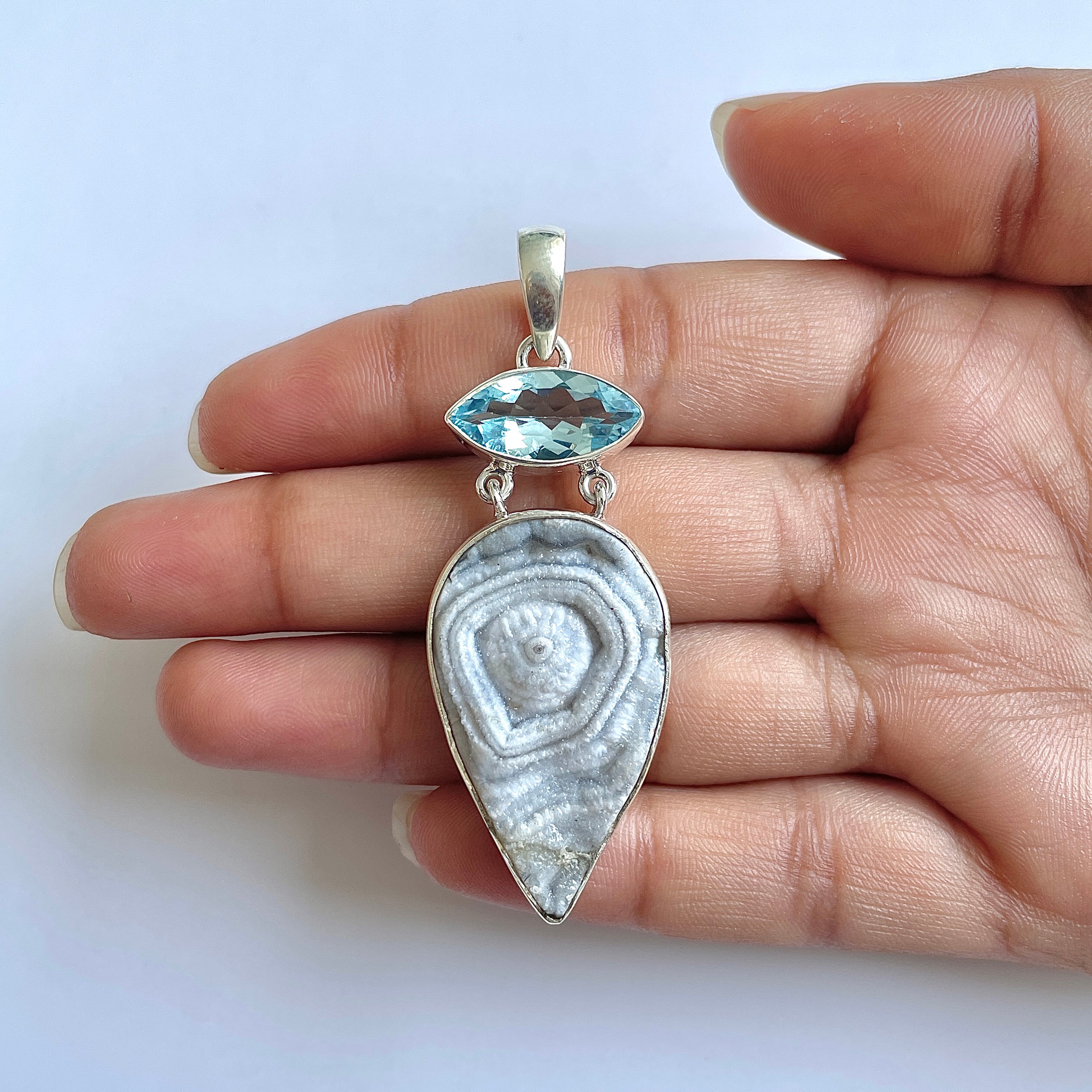 Desert Druzy Pendant-(DDZ-1-8)