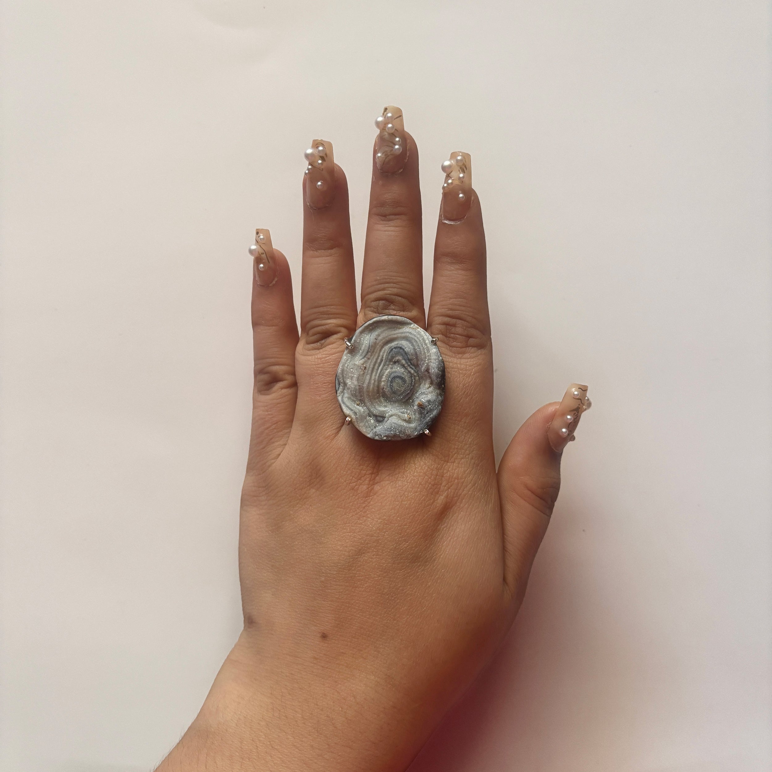 Desert Druzy Ring-(DDZ-2-1)