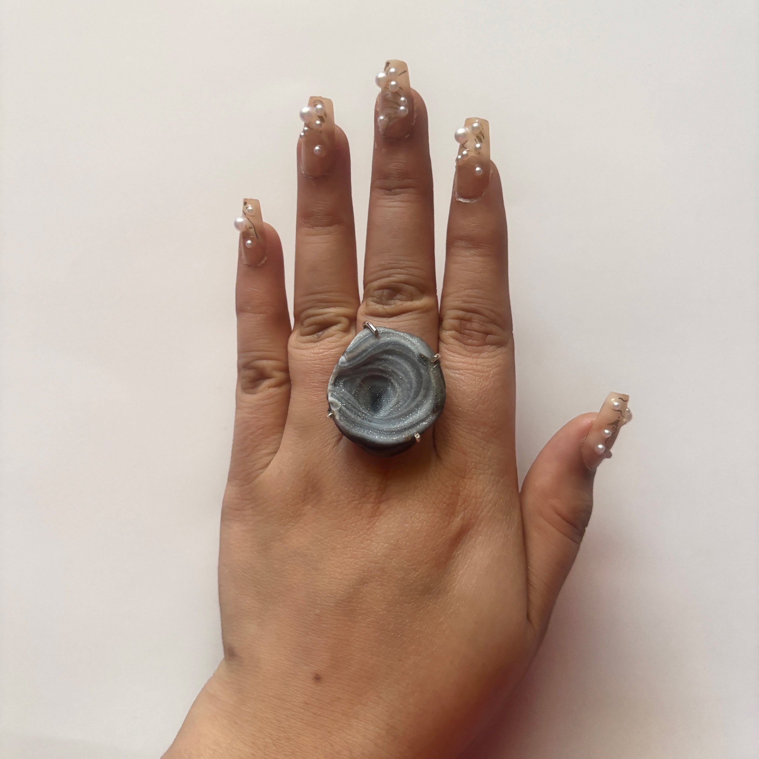 Desert Druzy Ring-(DDZ-2-12)