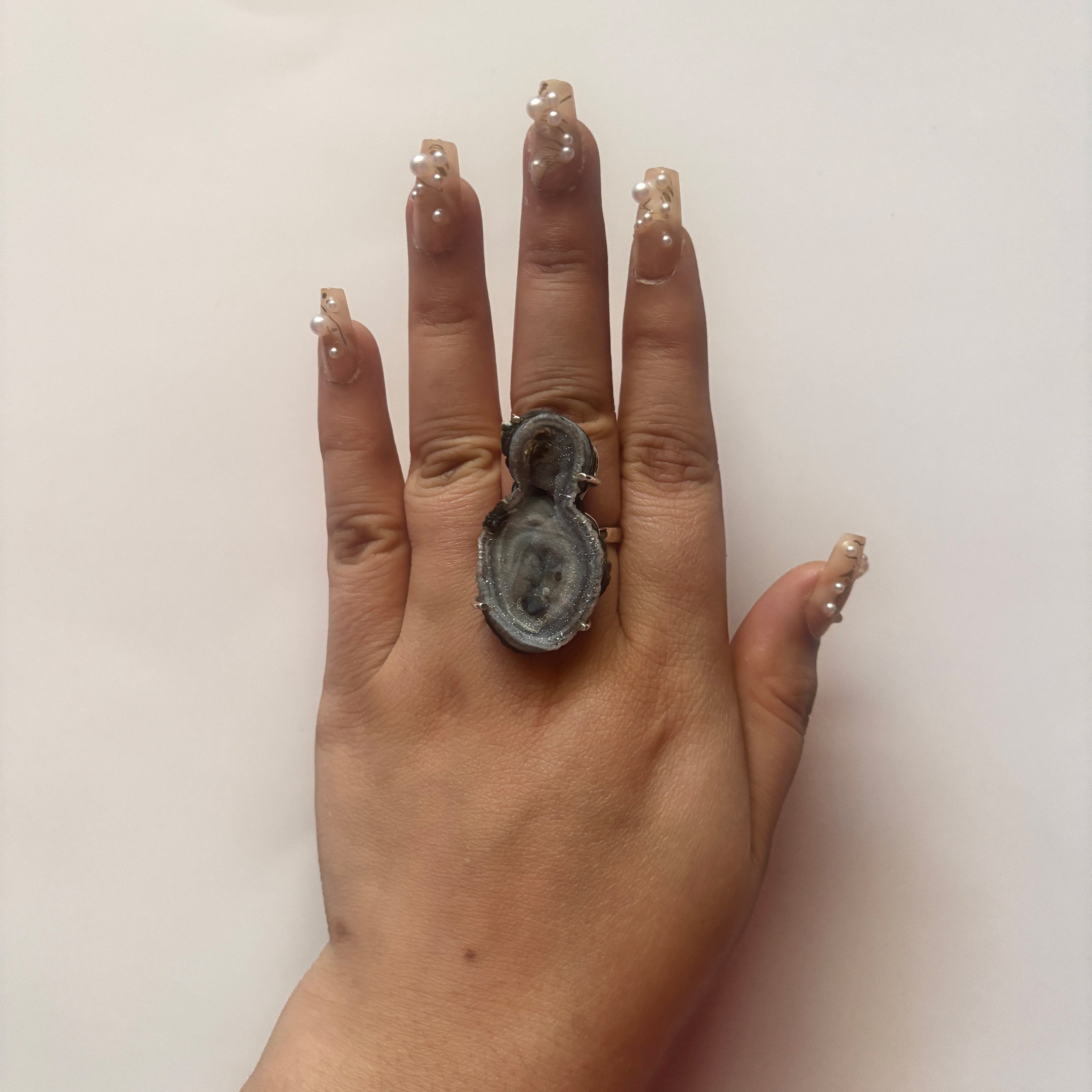 Desert Druzy Ring-(DDZ-2-2)