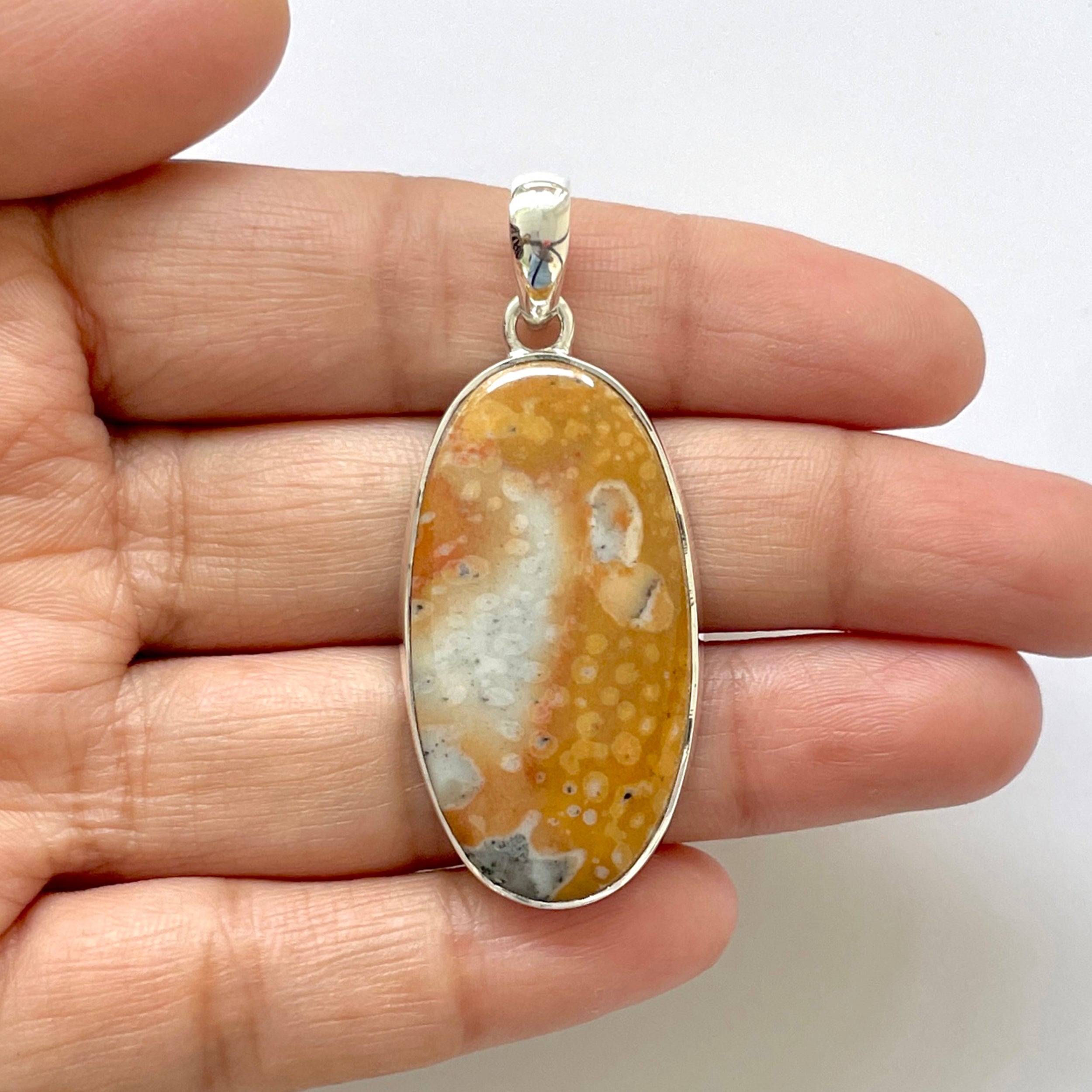 Deerfawn Jasper Pendant-(DFJ-1-30)