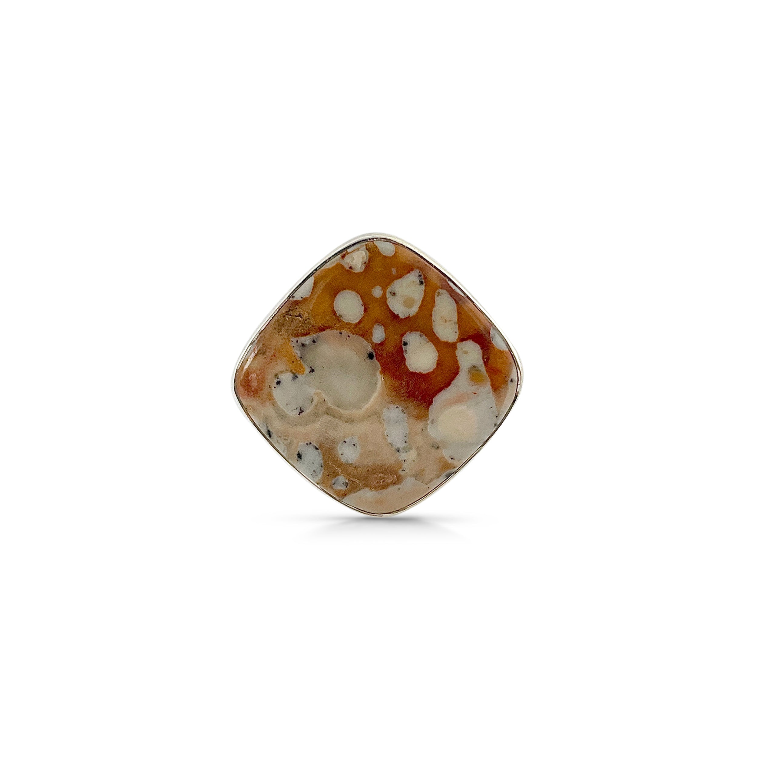 Deerfawn Jasper Ring-(DFJ-2-15)