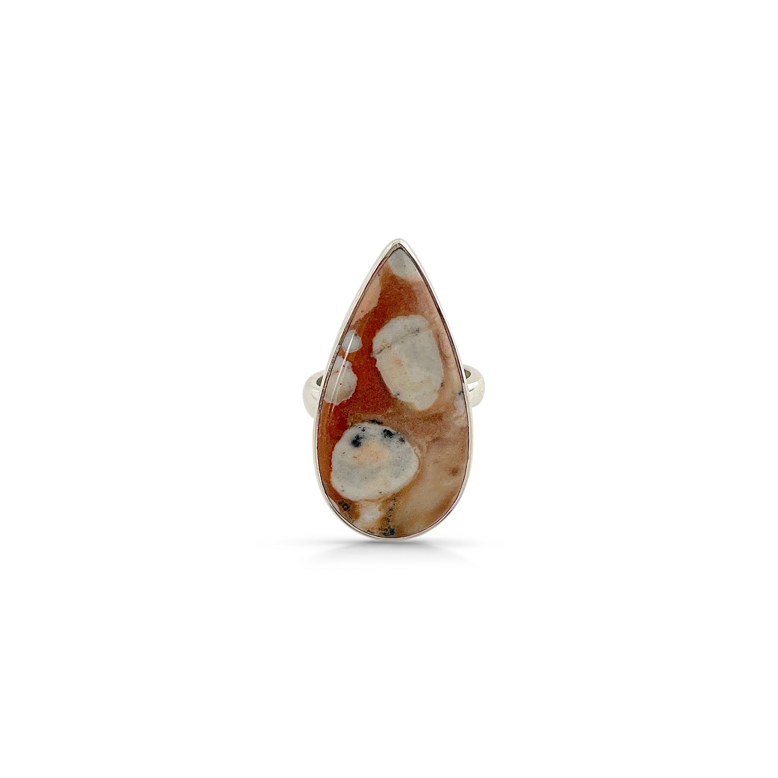 Deerfawn Jasper Ring-(DFJ-2-16)