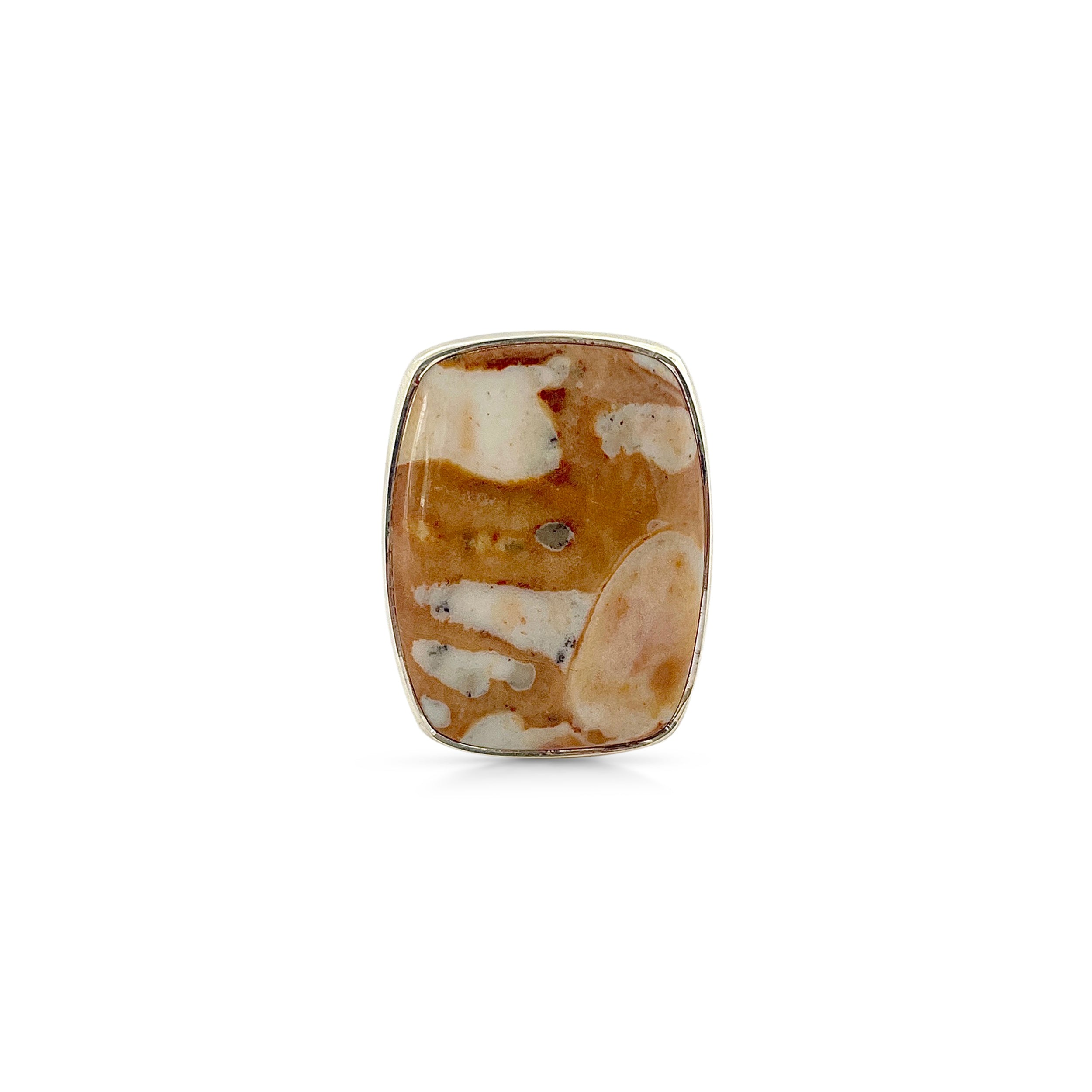 Deerfawn Jasper Ring-(DFJ-2-17)