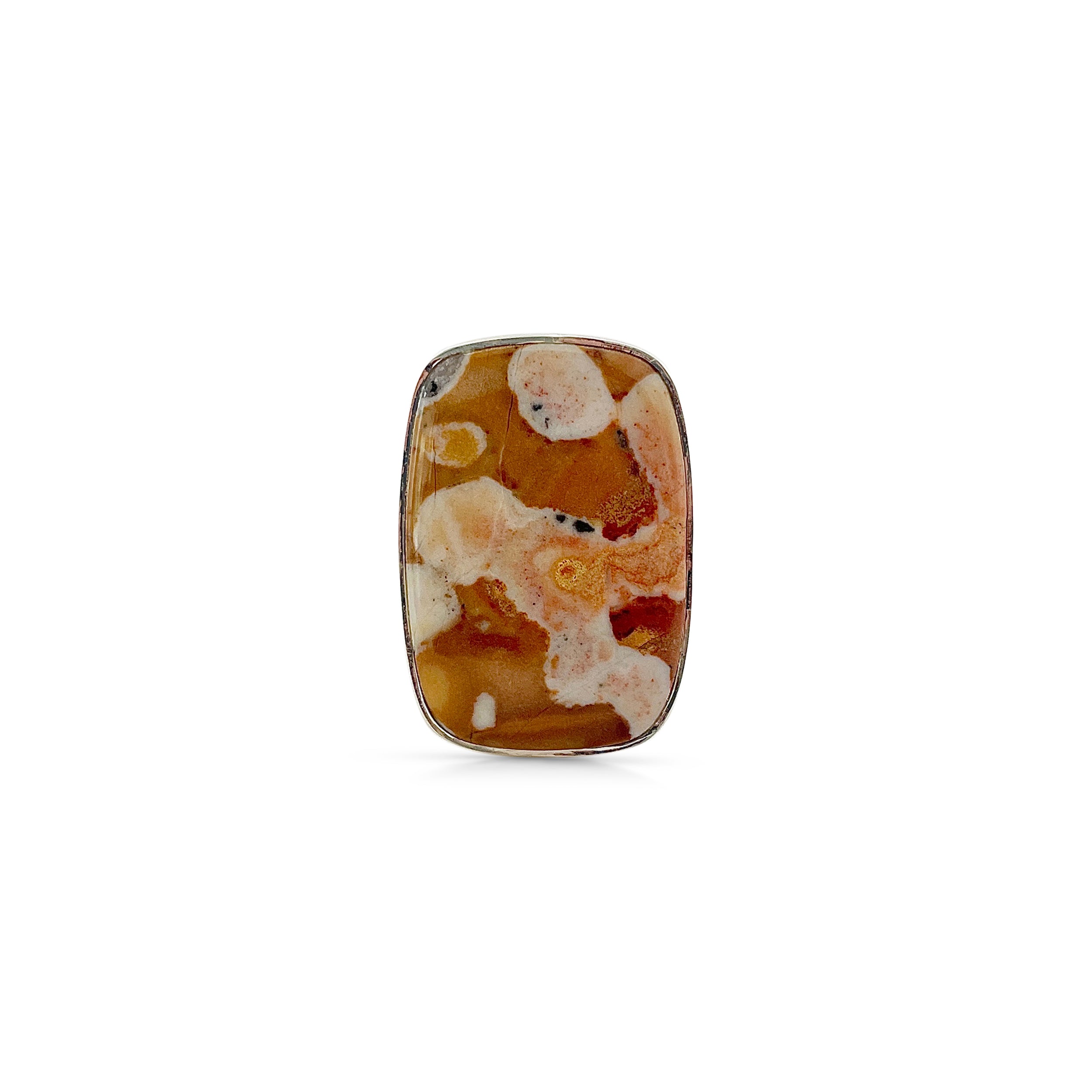 Deerfawn Jasper Ring-(DFJ-2-2)