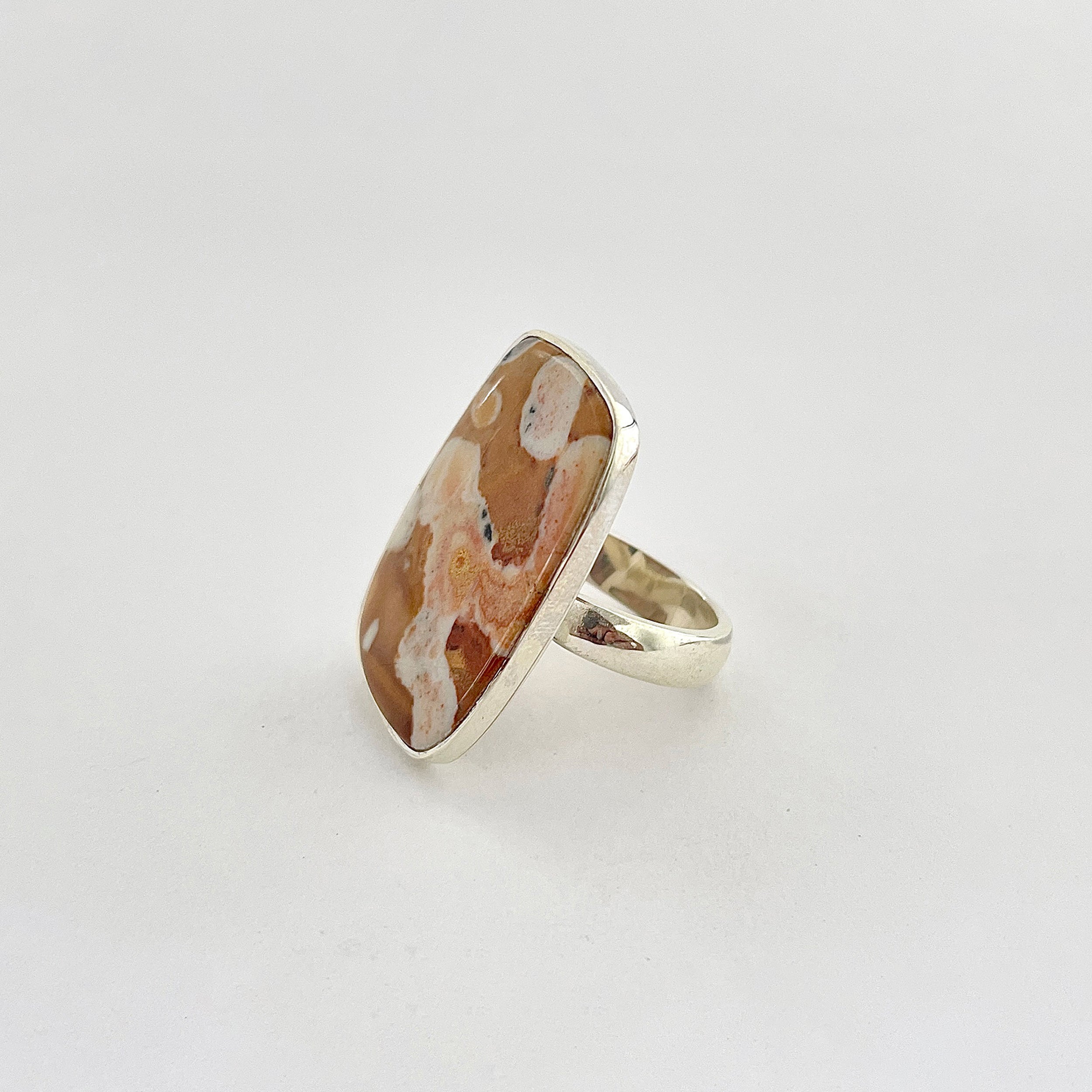 Deerfawn Jasper Ring-(DFJ-2-2)