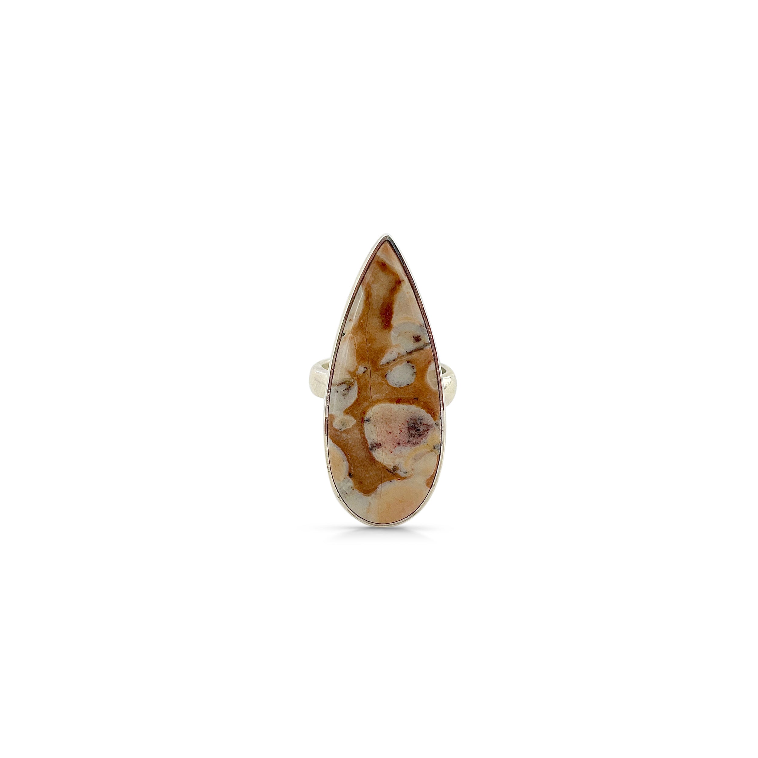 Deerfawn Jasper Ring-(DFJ-2-21)