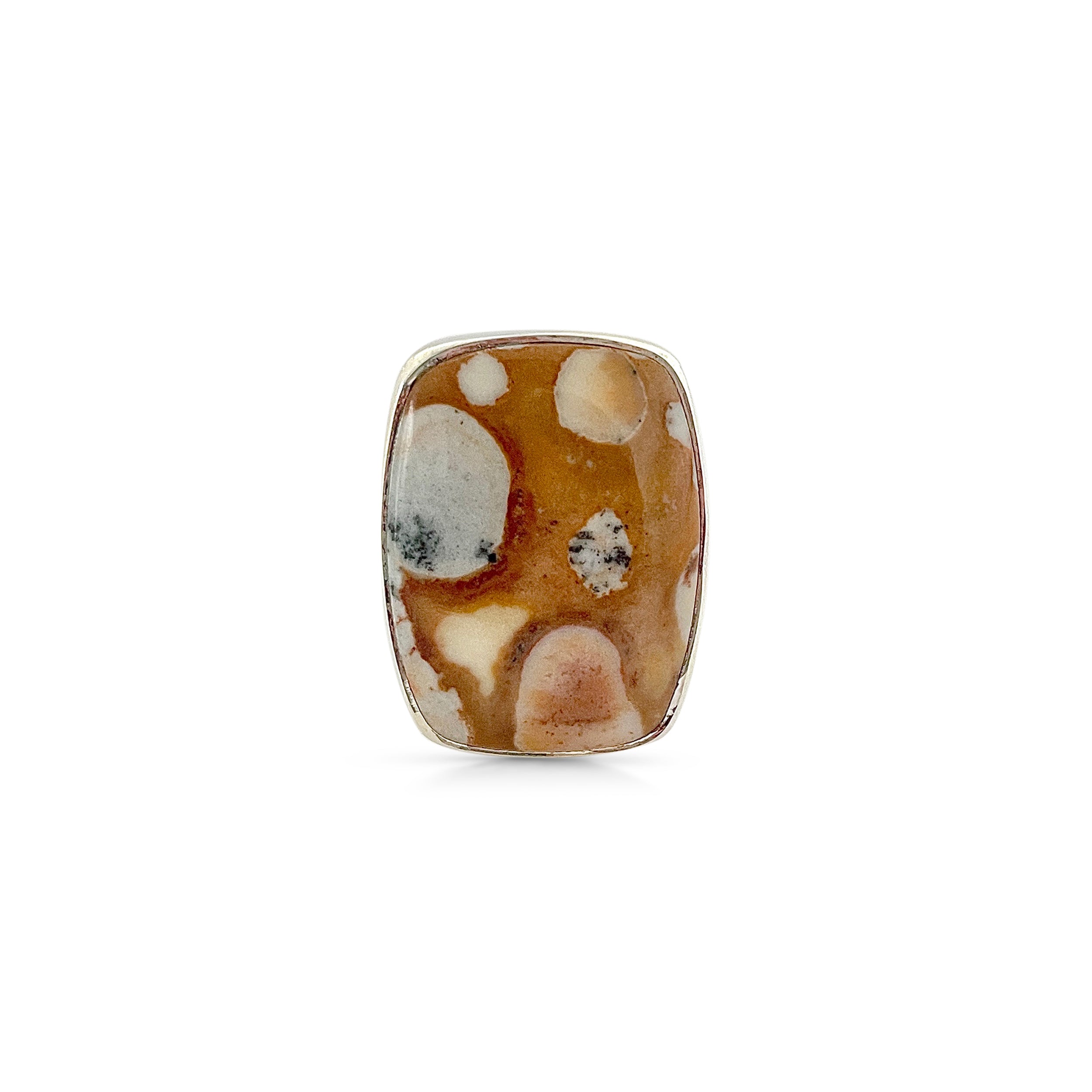 Deerfawn Jasper Ring-(DFJ-2-22)
