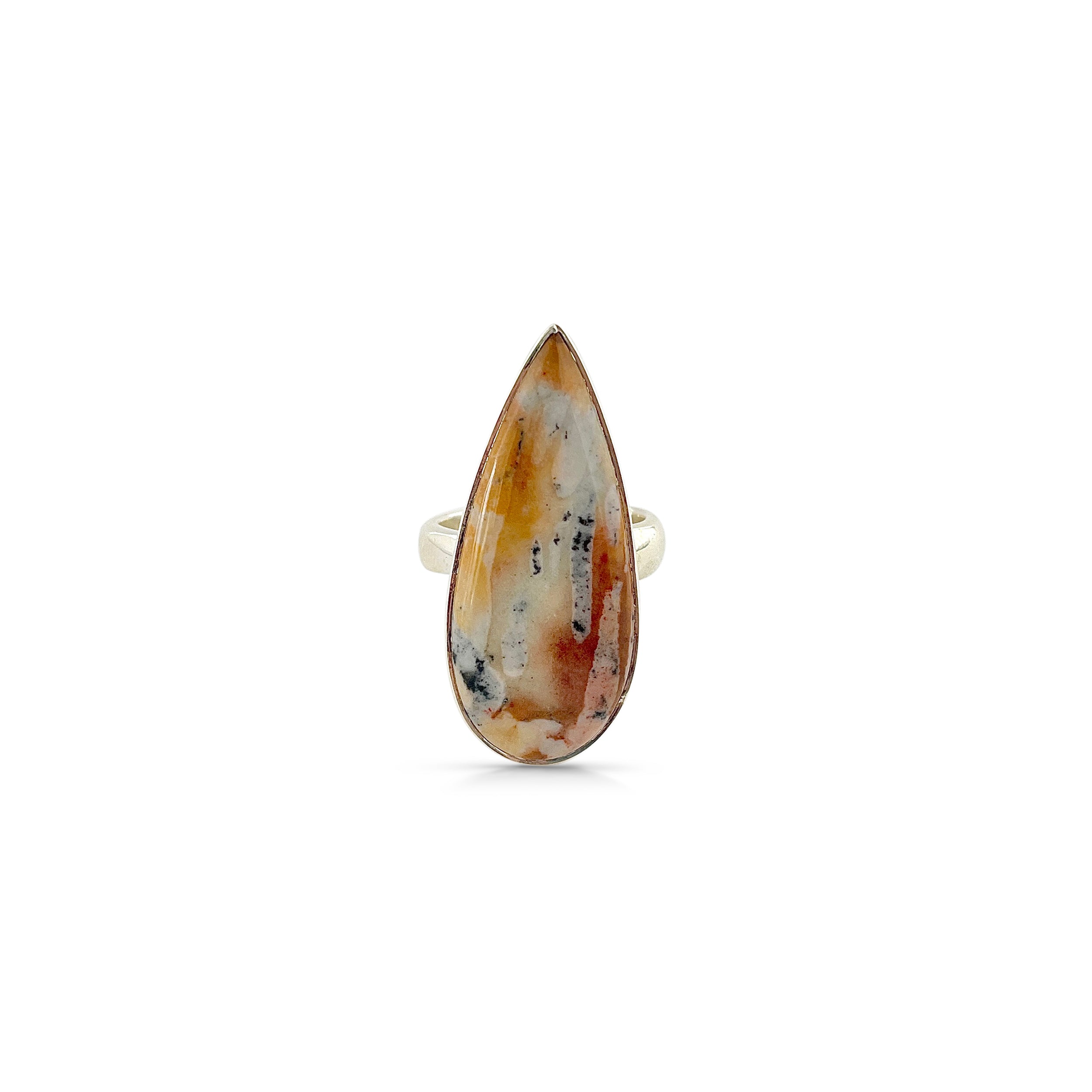Deerfawn Jasper Ring-(DFJ-2-31)