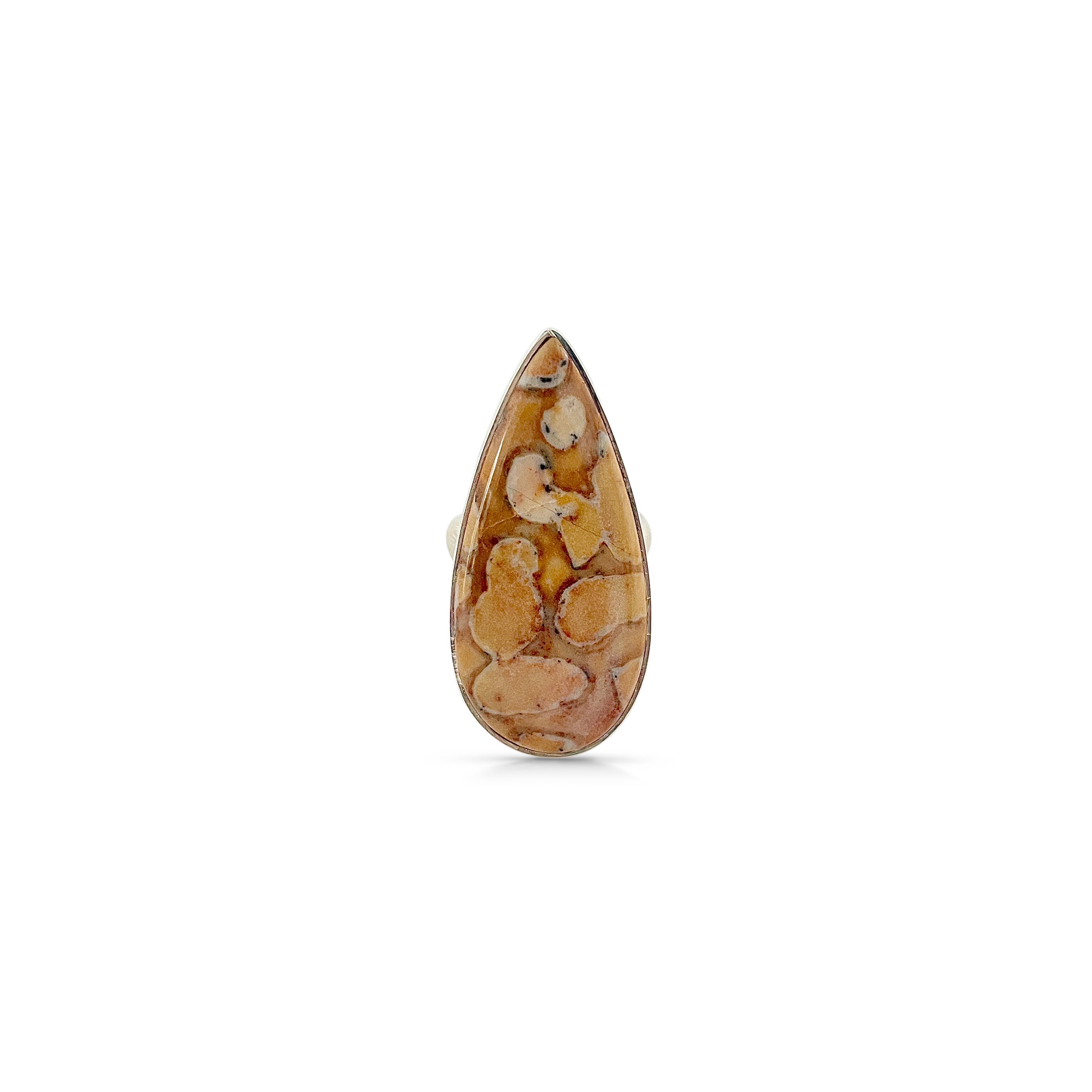 Deerfawn Jasper Ring-(DFJ-2-32)