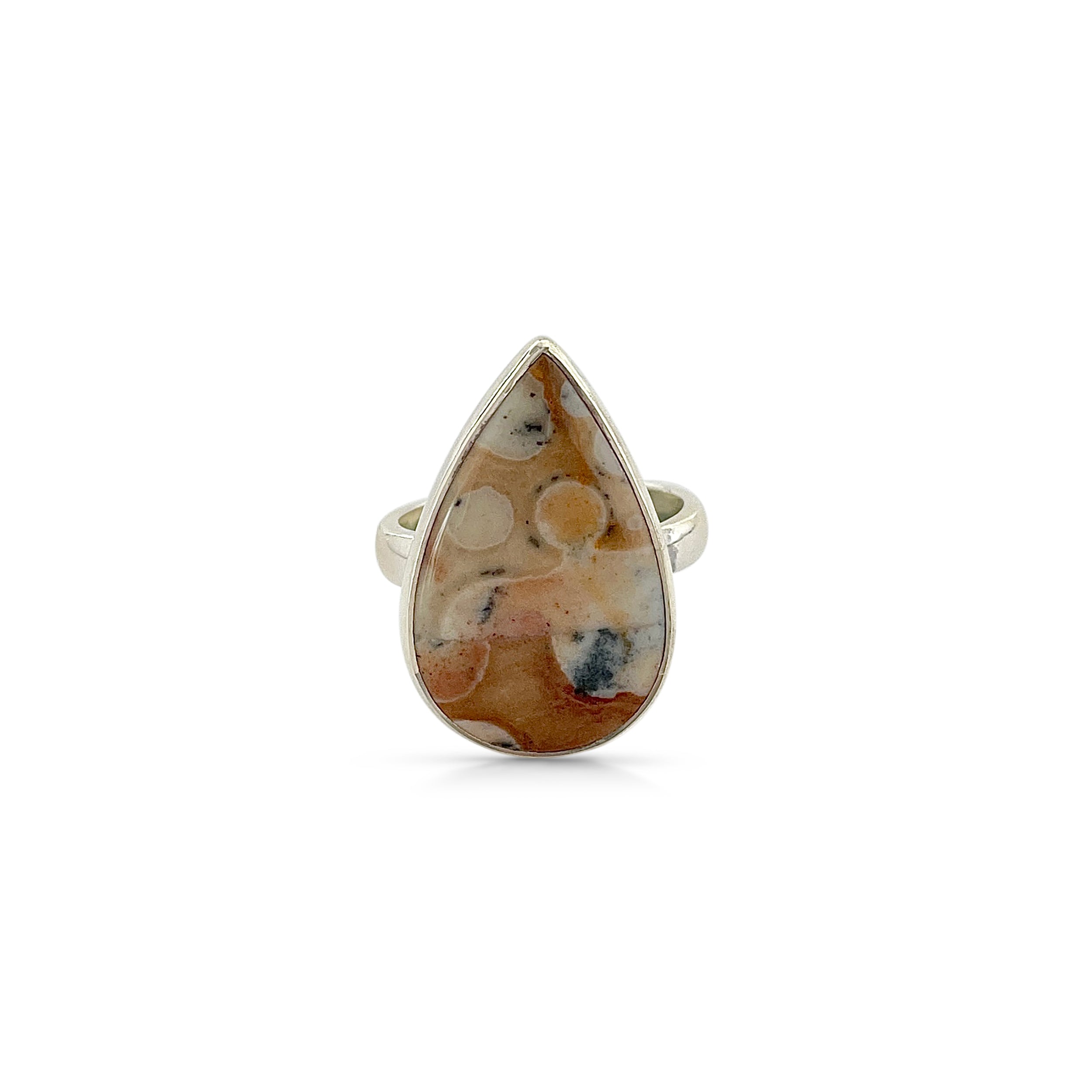 Deerfawn Jasper Ring-(DFJ-2-4)