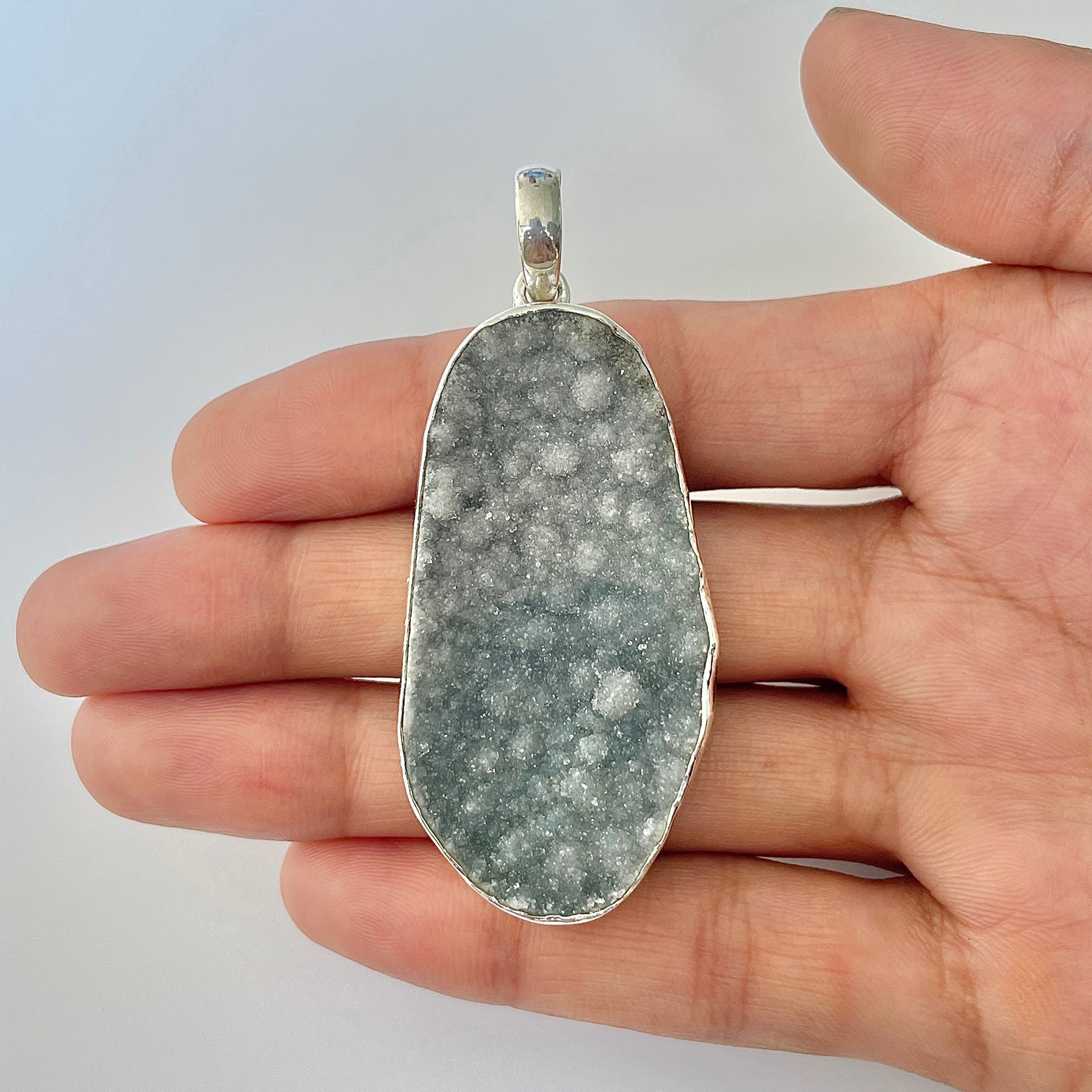 Natural Druzy Pendant-(DRZ-1-27)