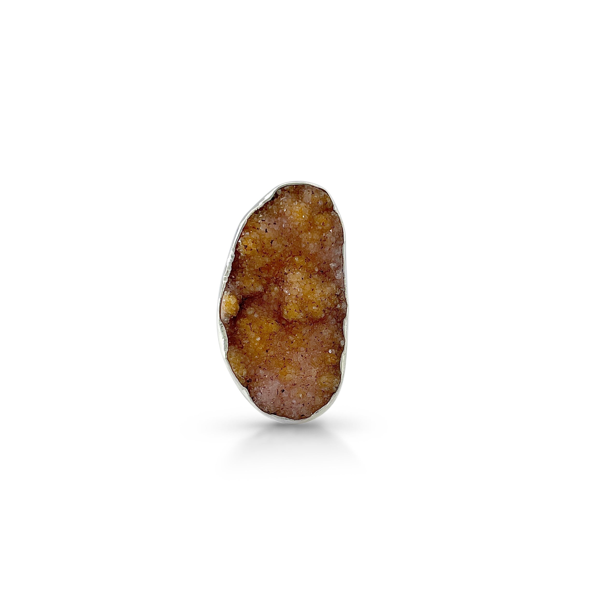 Natural Druzy Ring-(DRZ-2-15)