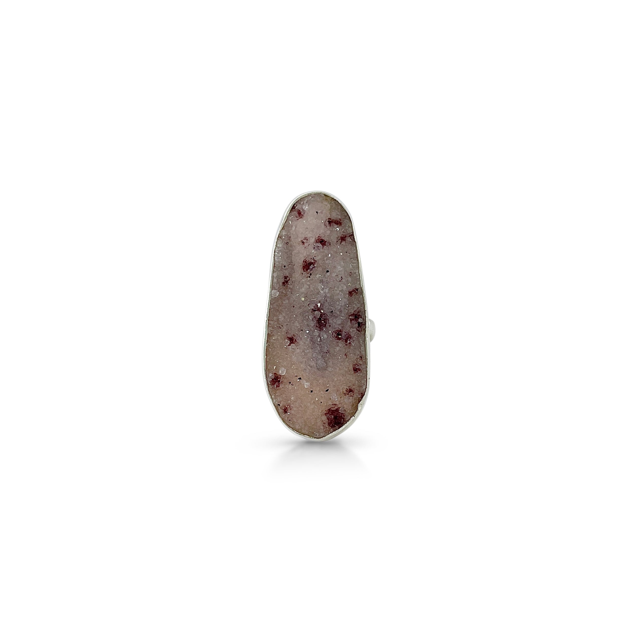 Natural Druzy Ring-(DRZ-2-5)
