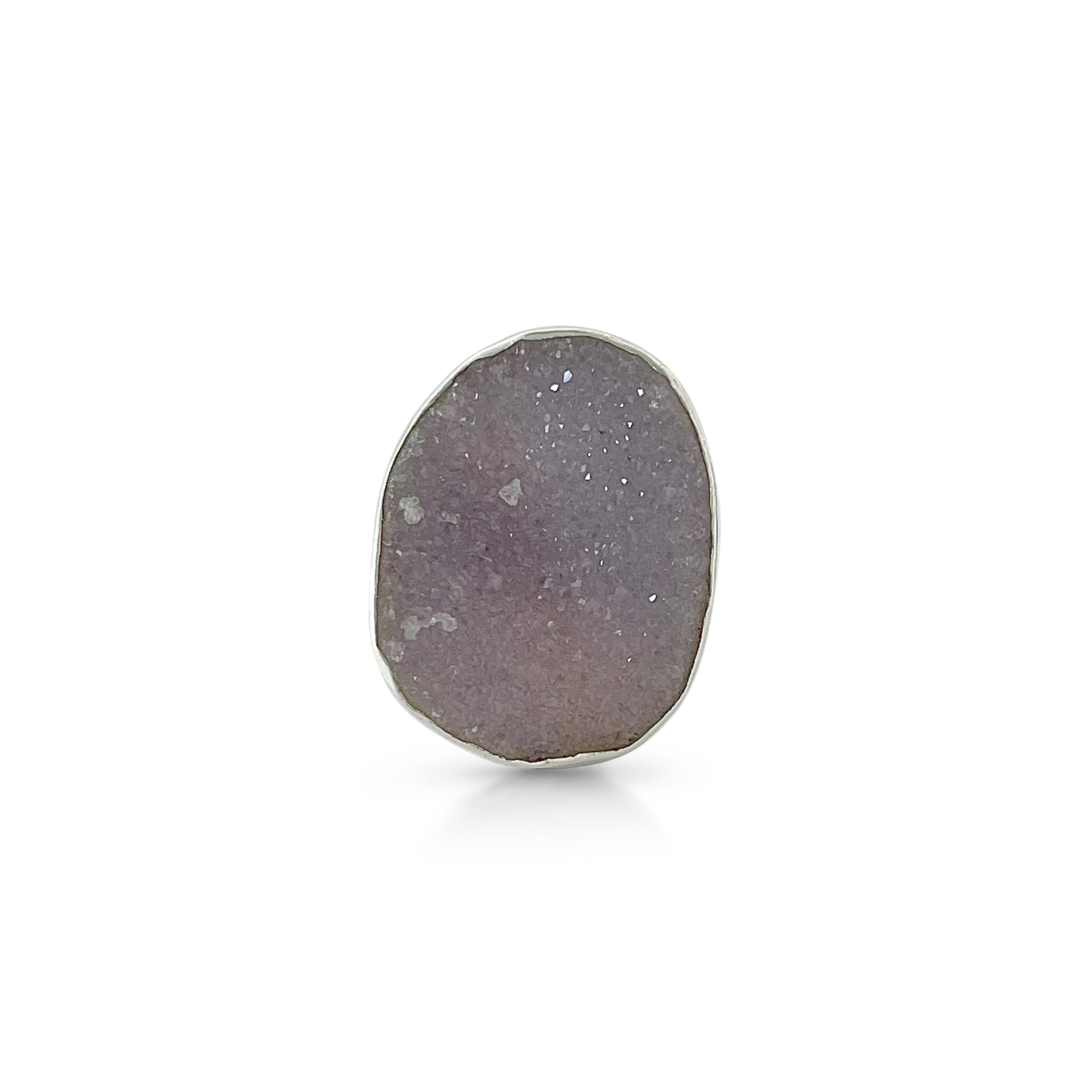 Natural Druzy Ring-(DRZ-2-6)