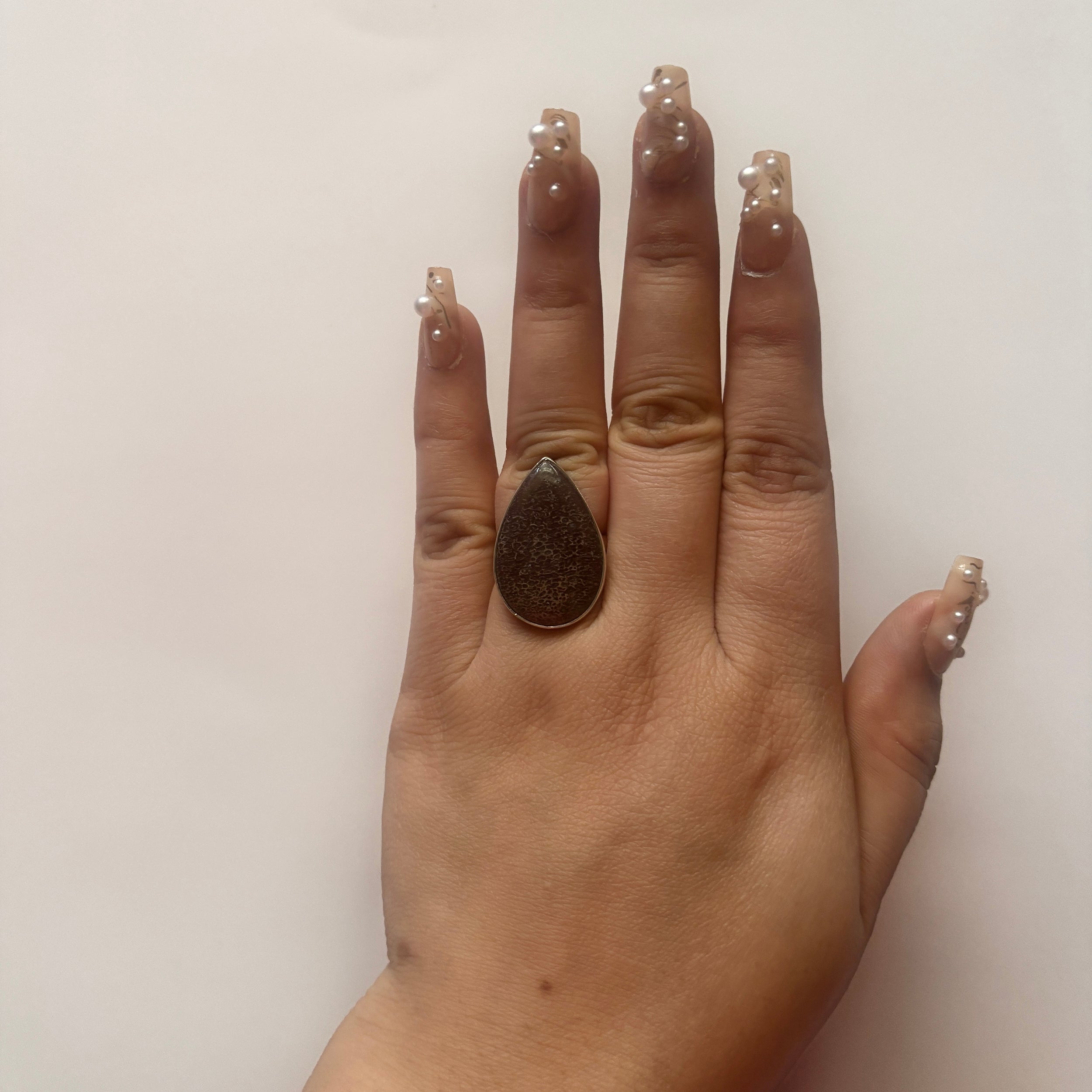 Dinosaur Bone Ring-(DSB-2-14)