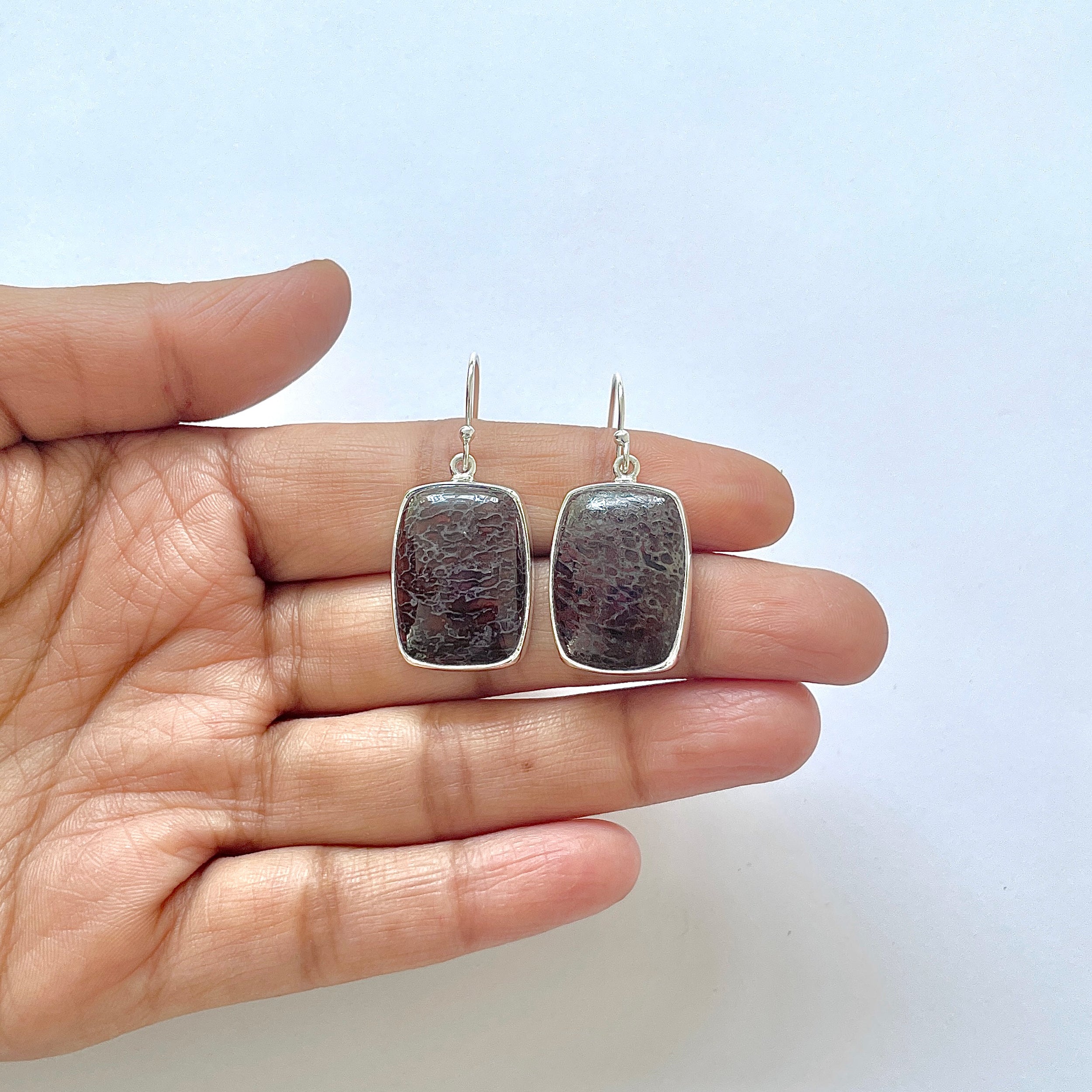 Dinosaur Bone Earring-(DSB-3-12)