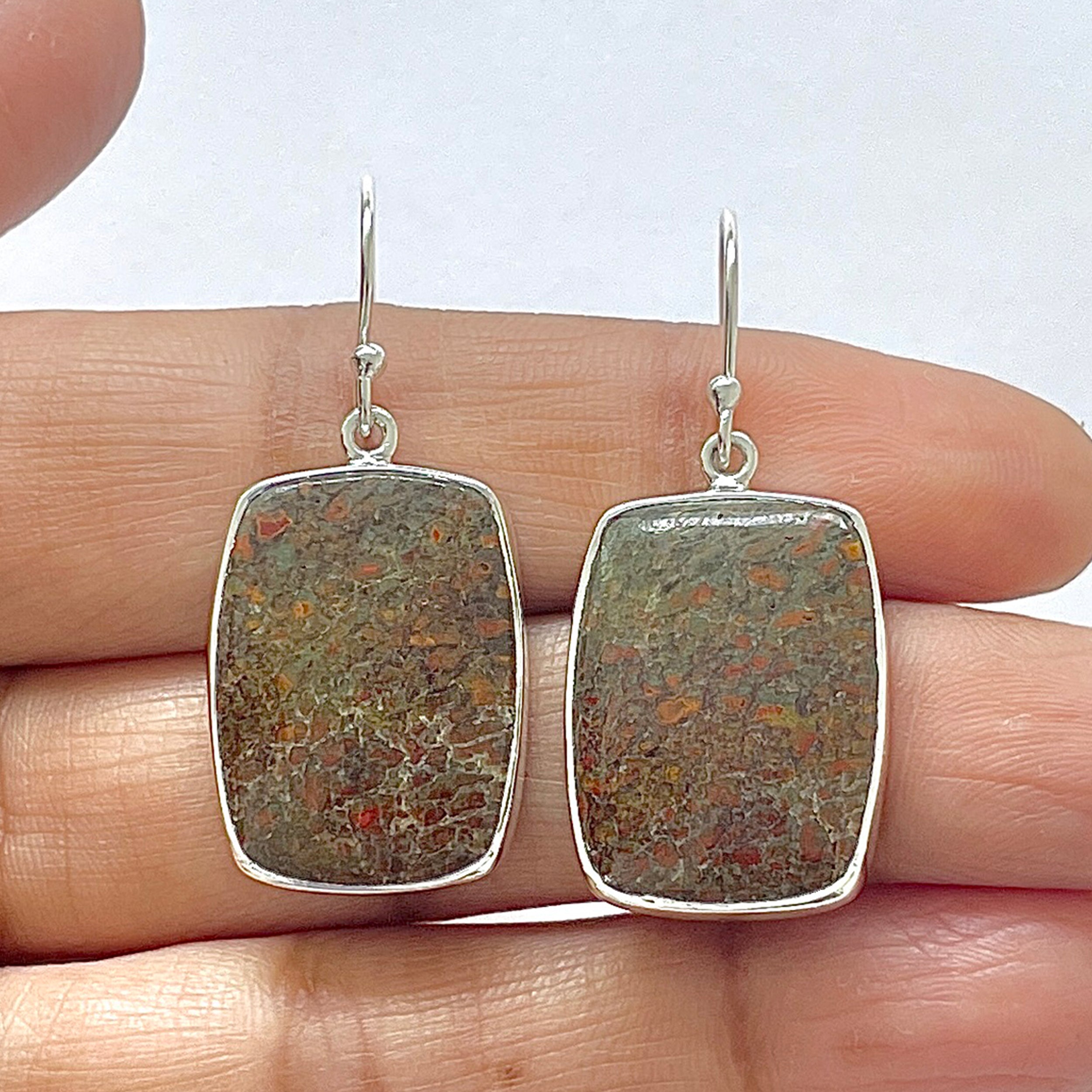 Dinosaur Bone Earring-(DSB-3-17)