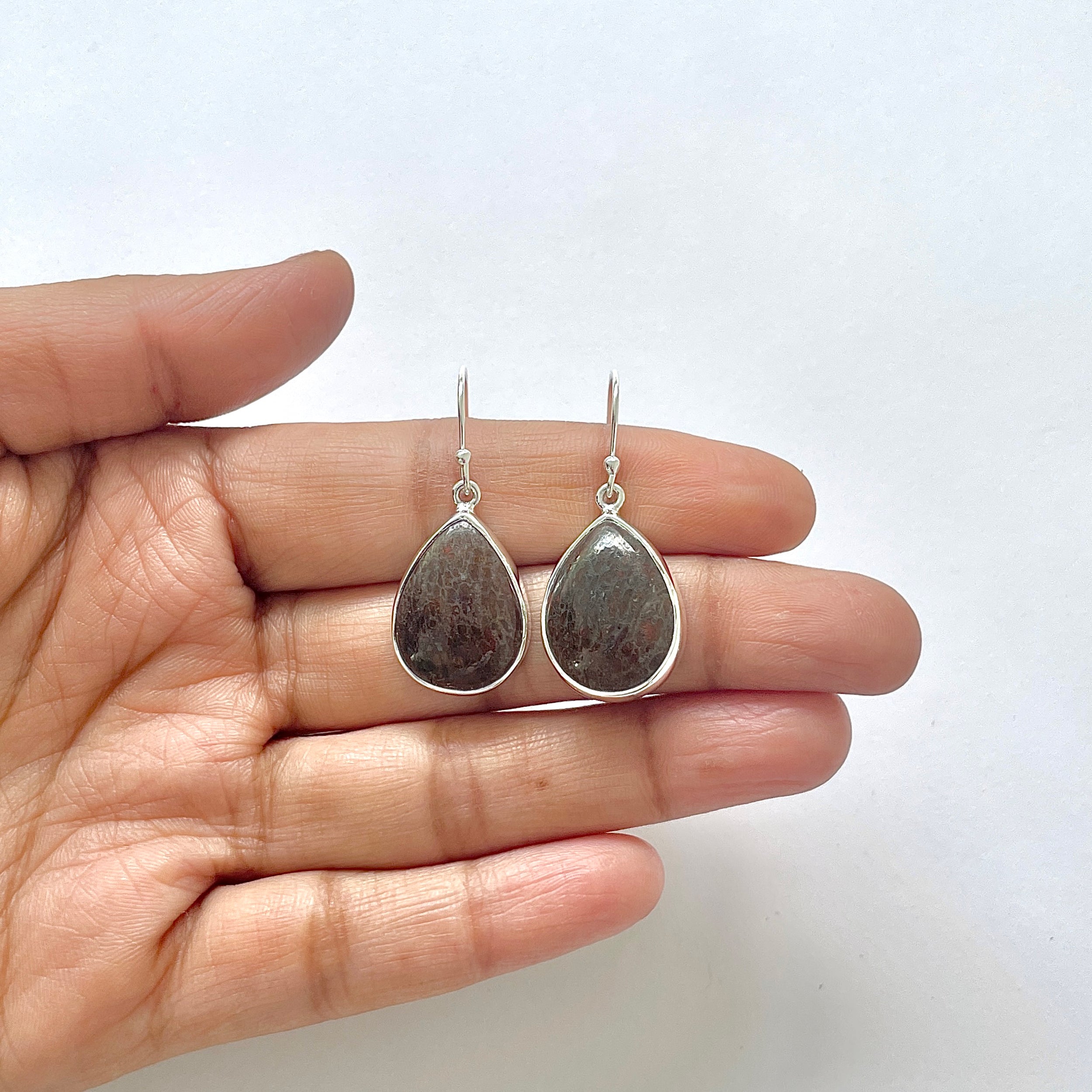 Dinosaur Bone Earring-(DSB-3-22)