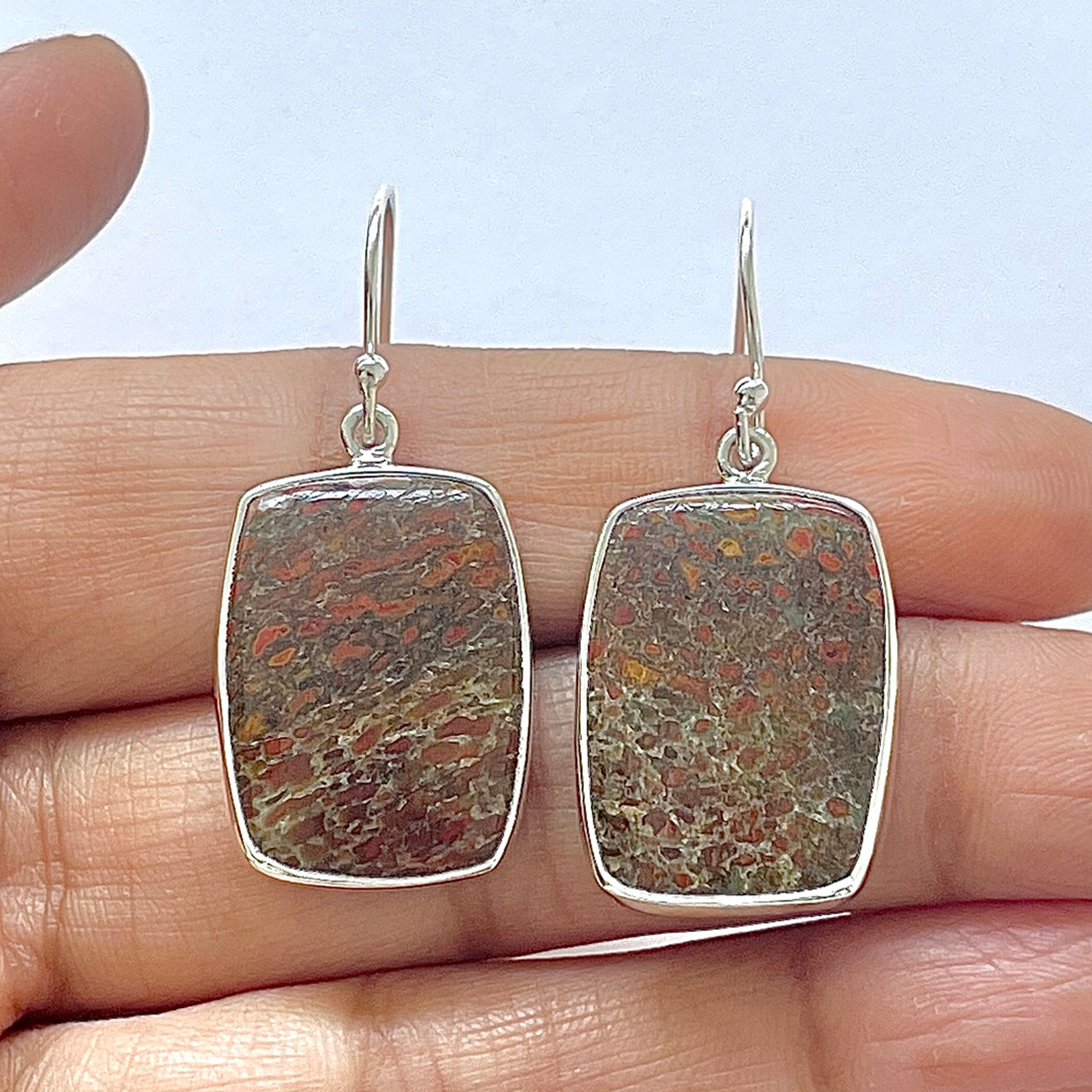 Dinosaur Bone Earring-(DSB-3-7)