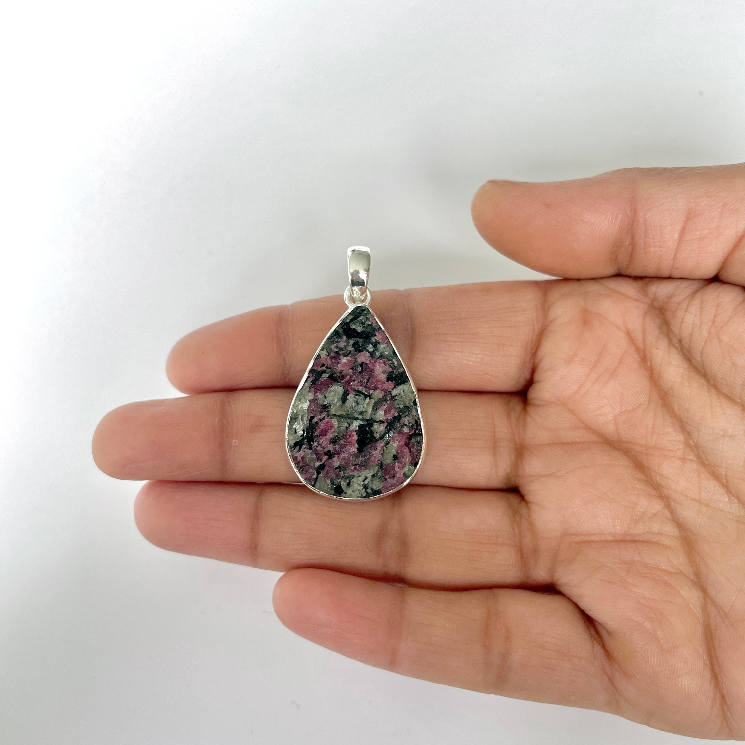 Eudialyte Rough Pendant-(EUD-1-15)