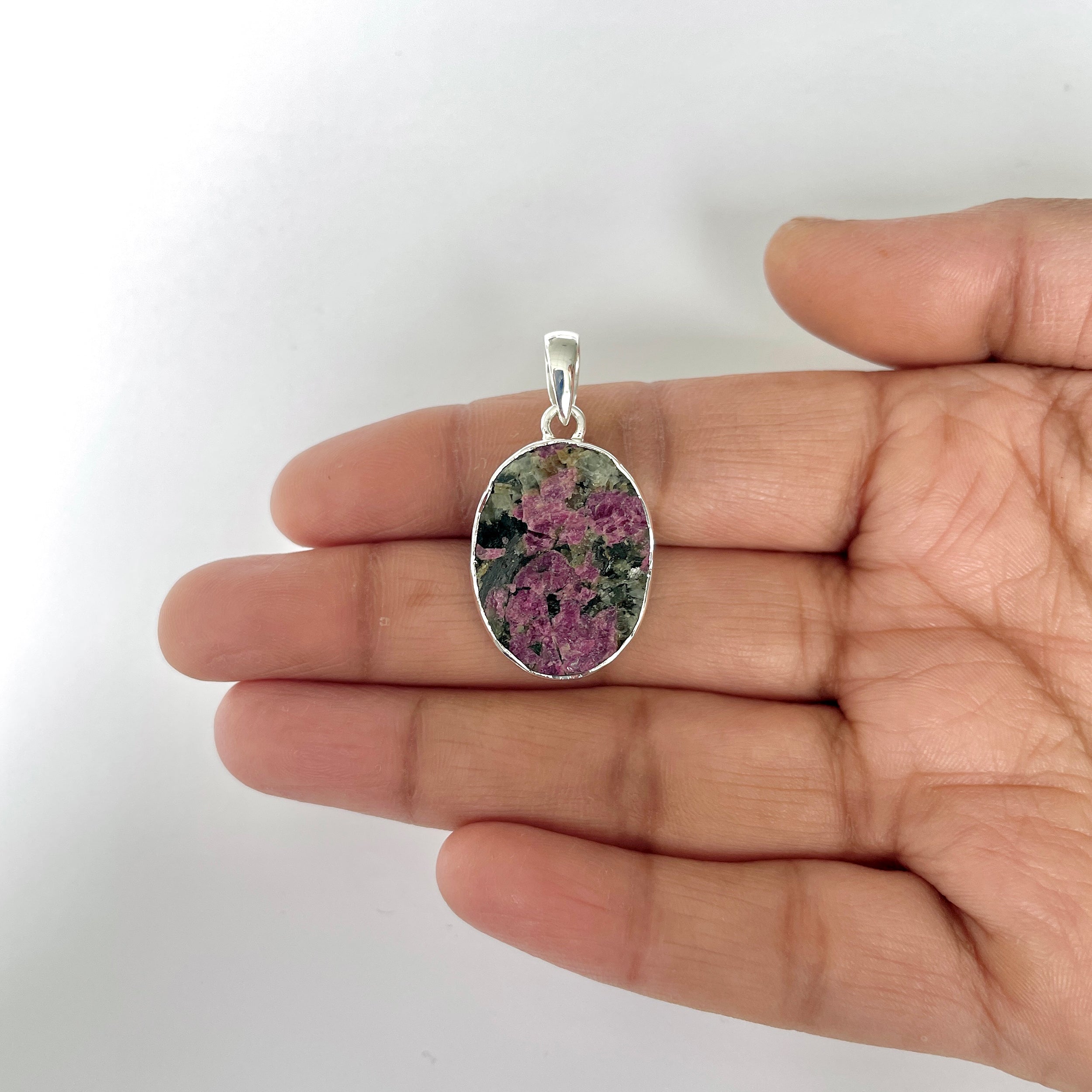 Eudialyte Rough Pendant-(EUD-1-20)