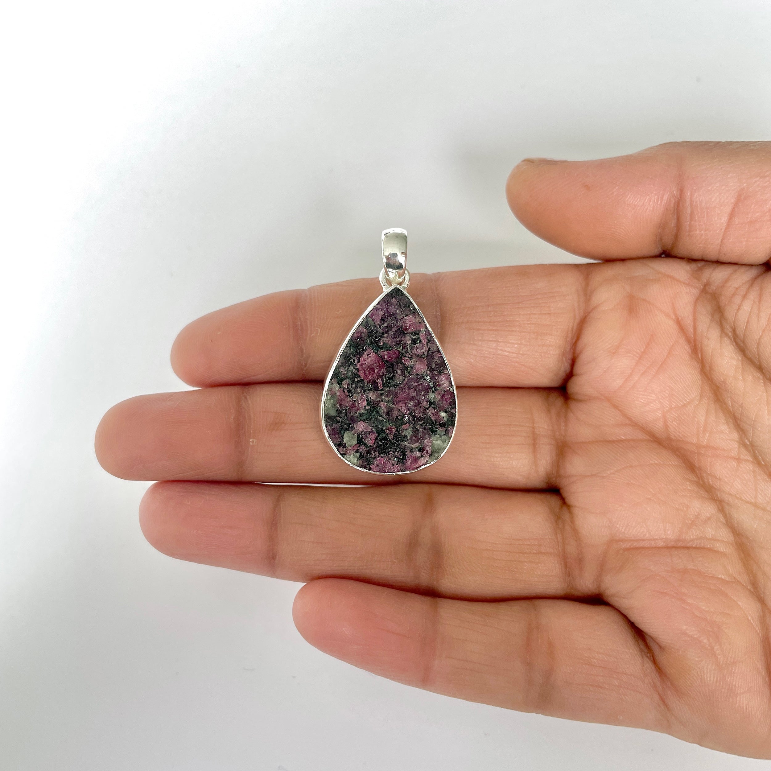 Eudialyte Rough Pendant-(EUD-1-22)