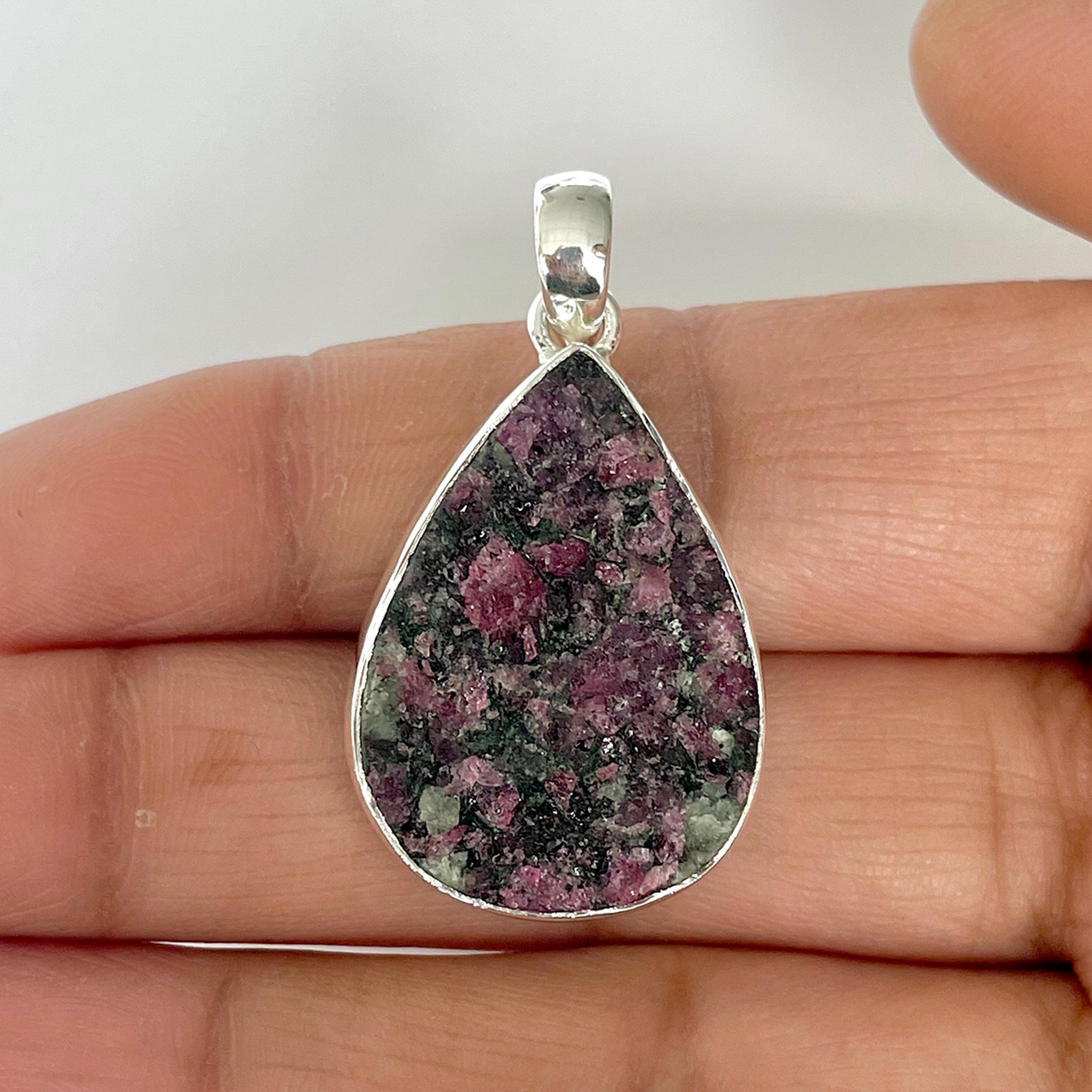Eudialyte Rough Pendant-(EUD-1-22)